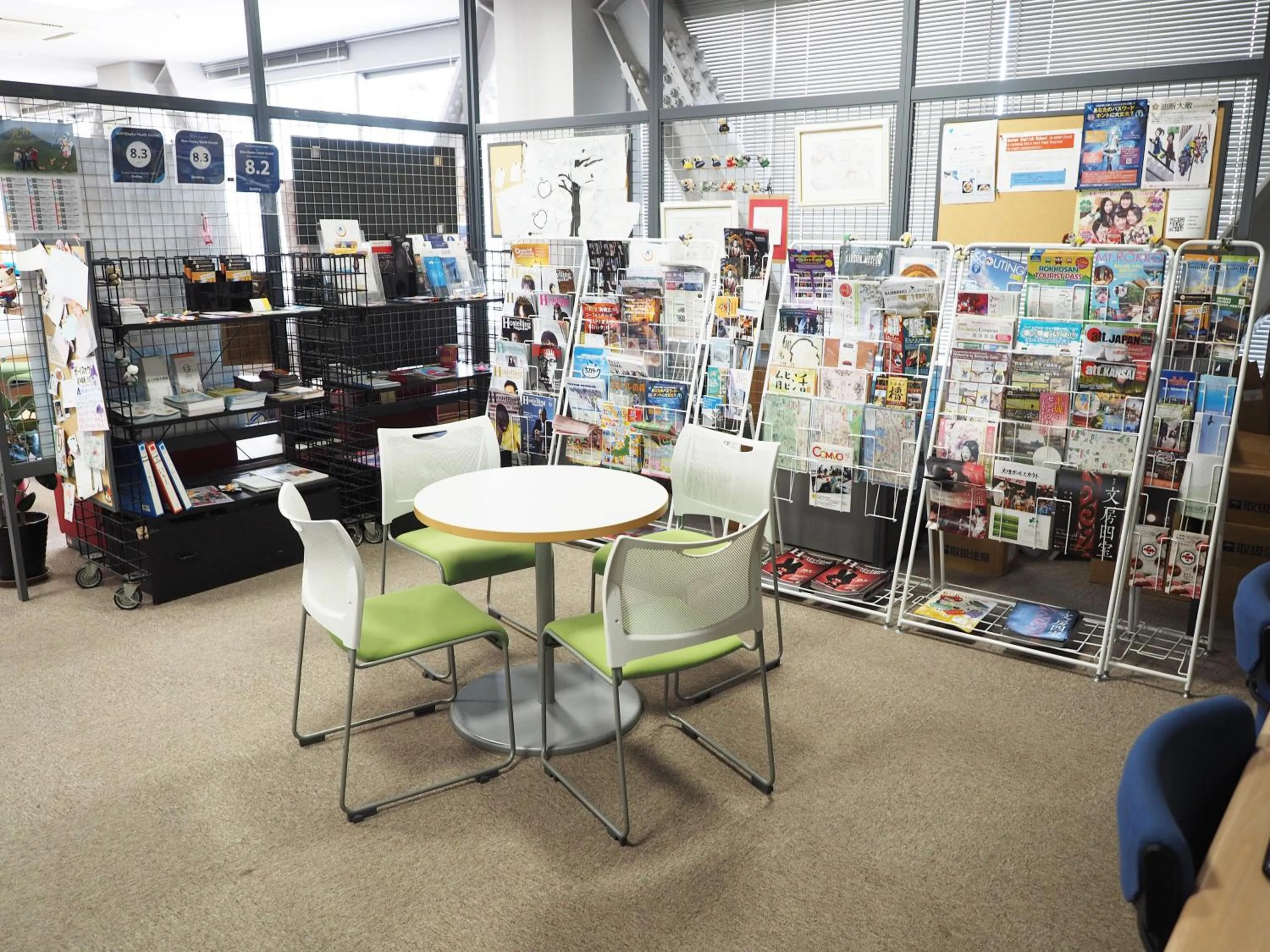 Lobby or reception in Shin-Osaka Youth Hostel