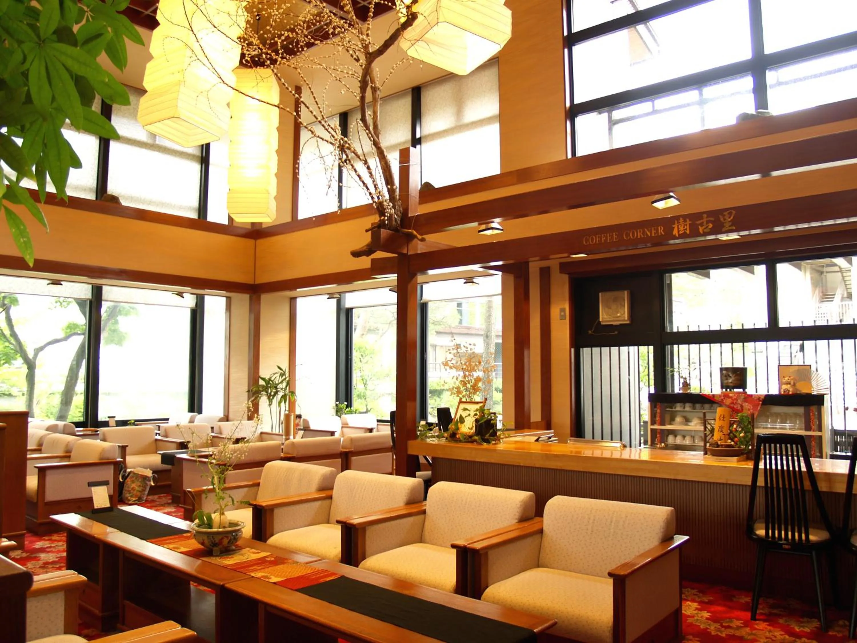 Lobby or reception in Okada Ryokan Warakutei