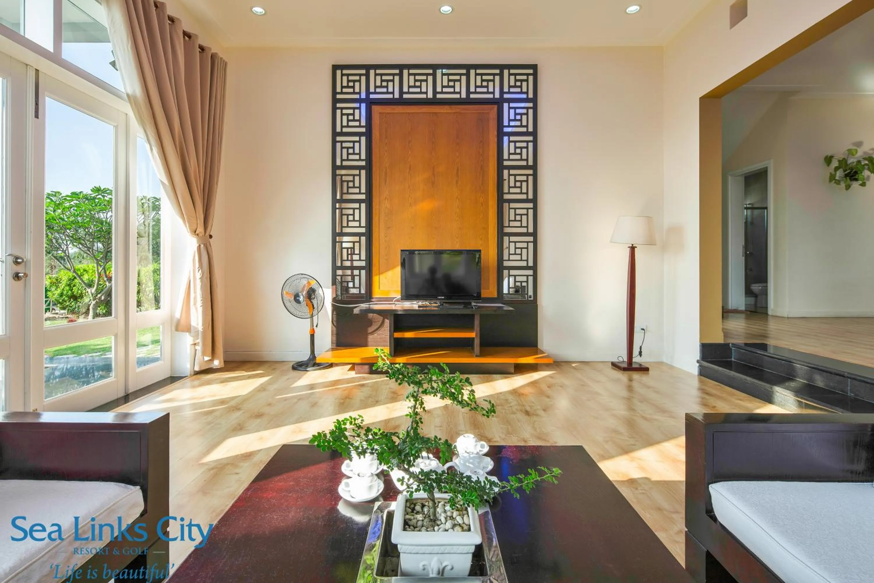 Living room in Sea Links Beach Villa