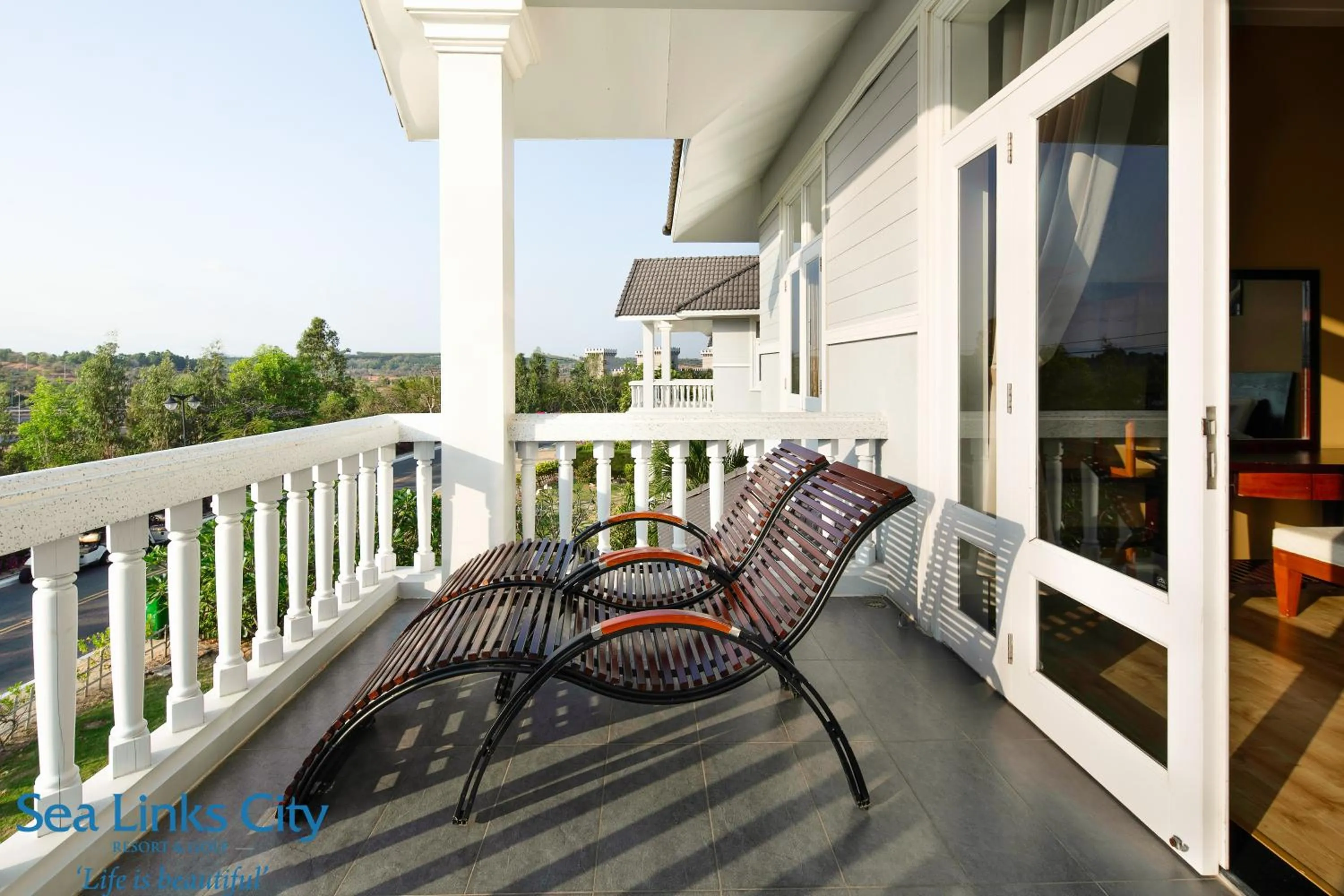 Balcony/Terrace in Sea Links Beach Villa