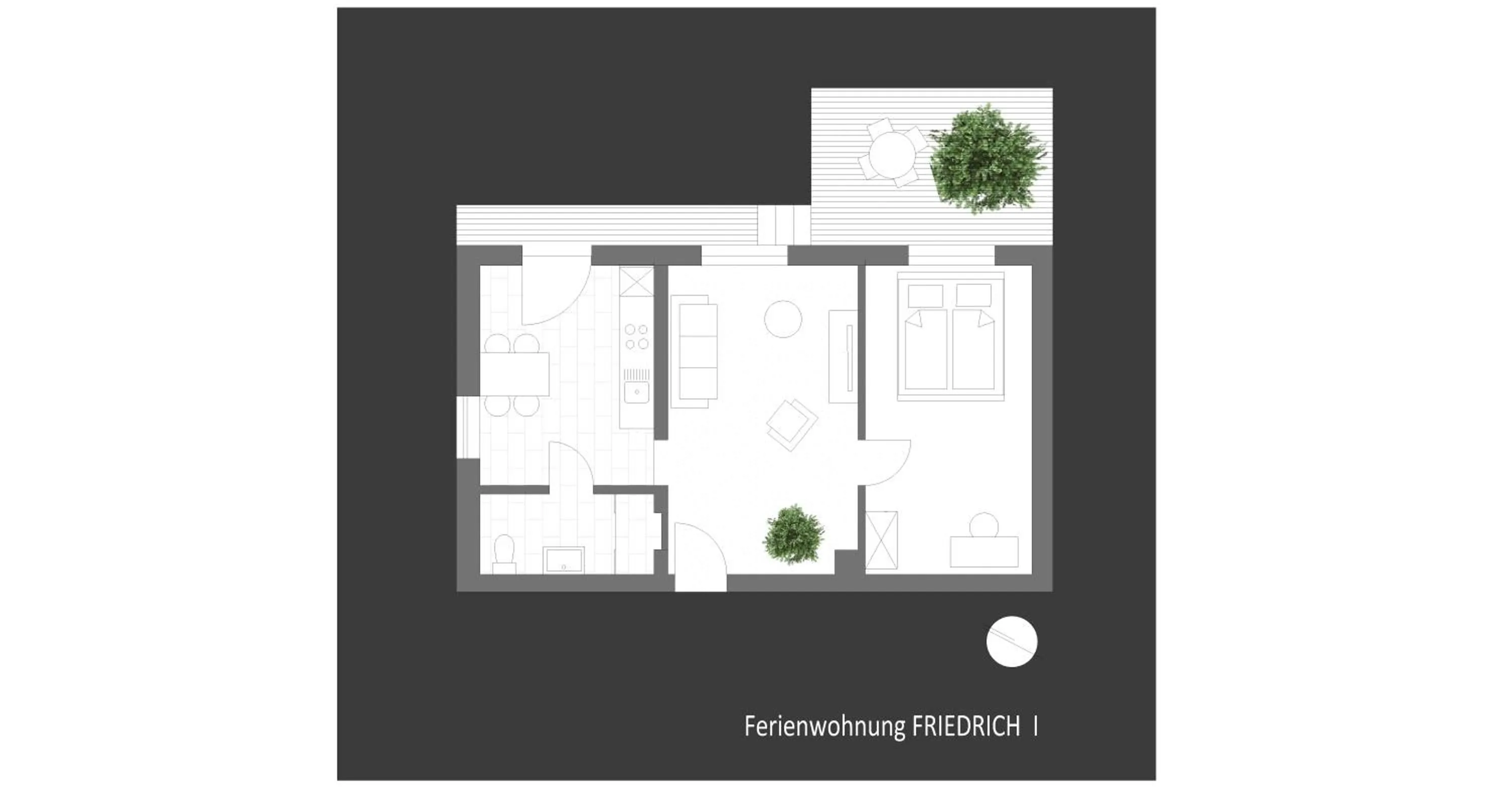 Floor plan in Hotel F-RITZ