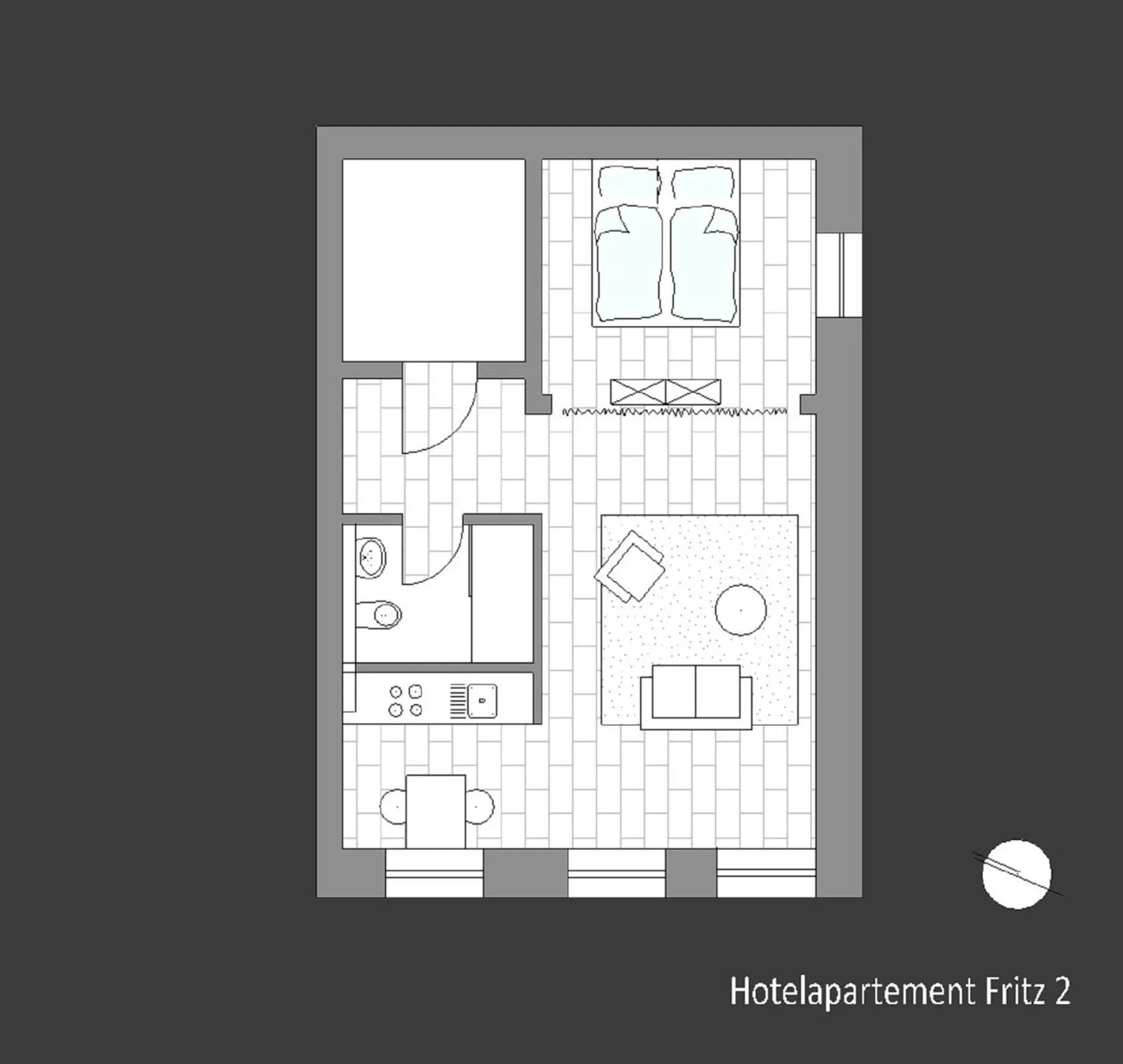 Floor plan in Hotel F-RITZ