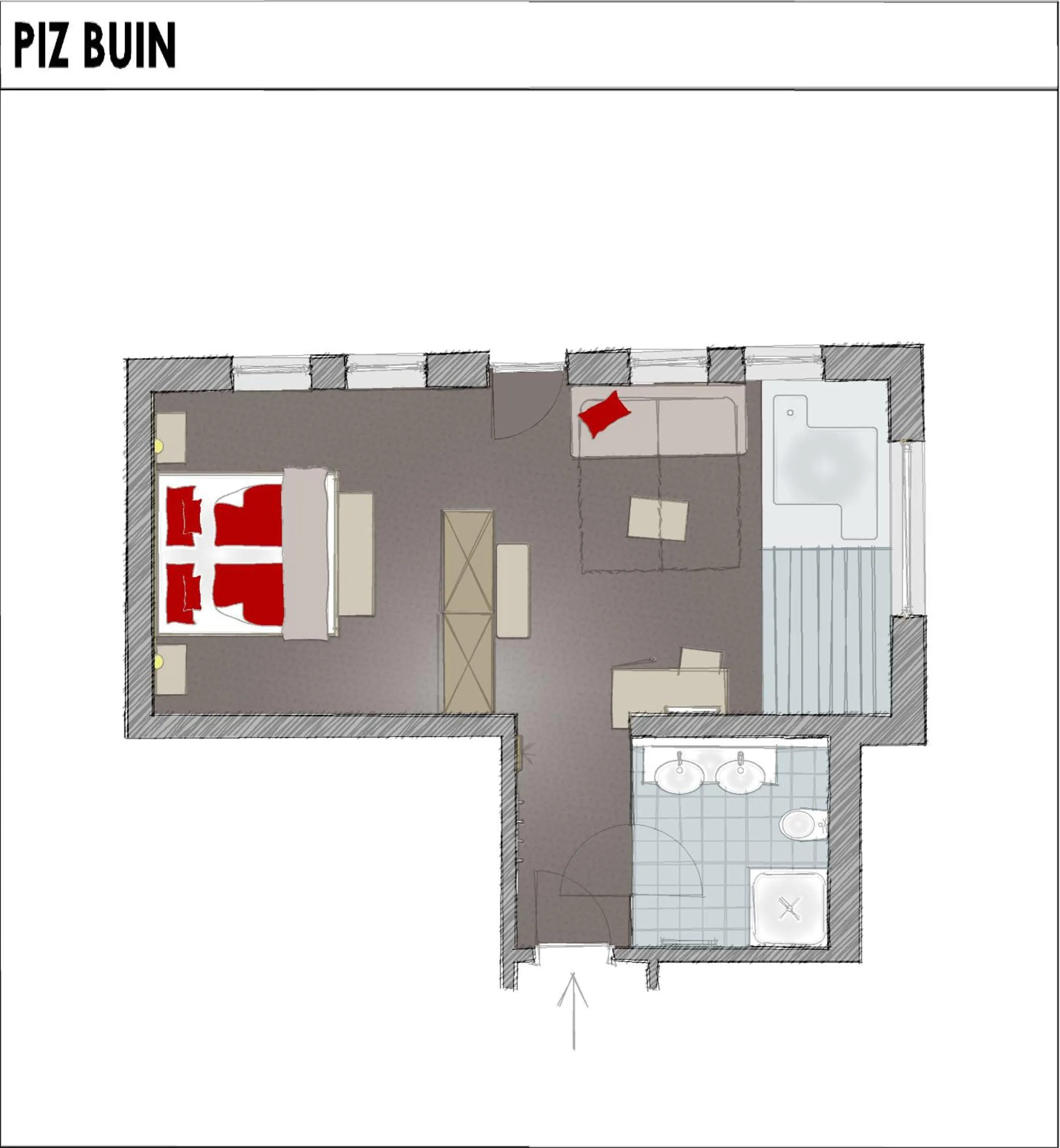 Floor plan in Alpinhotel Monte Superior - Silvretta Card Premium Betrieb