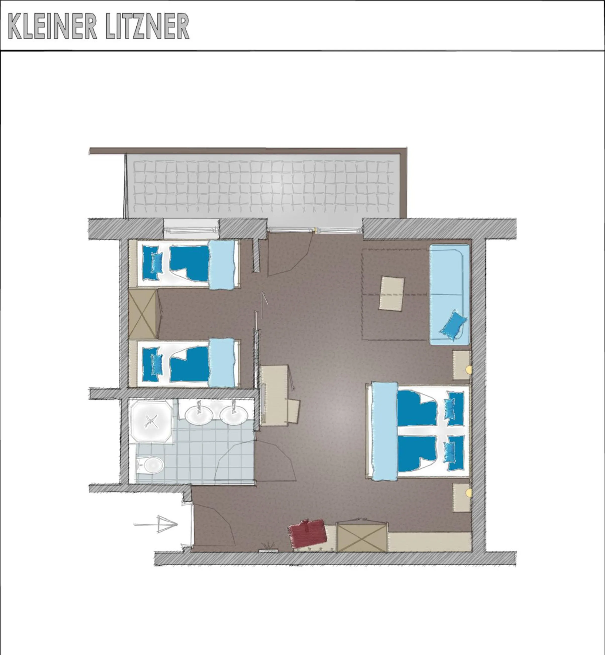 Floor plan in Alpinhotel Monte Superior - Silvretta Card Premium Betrieb
