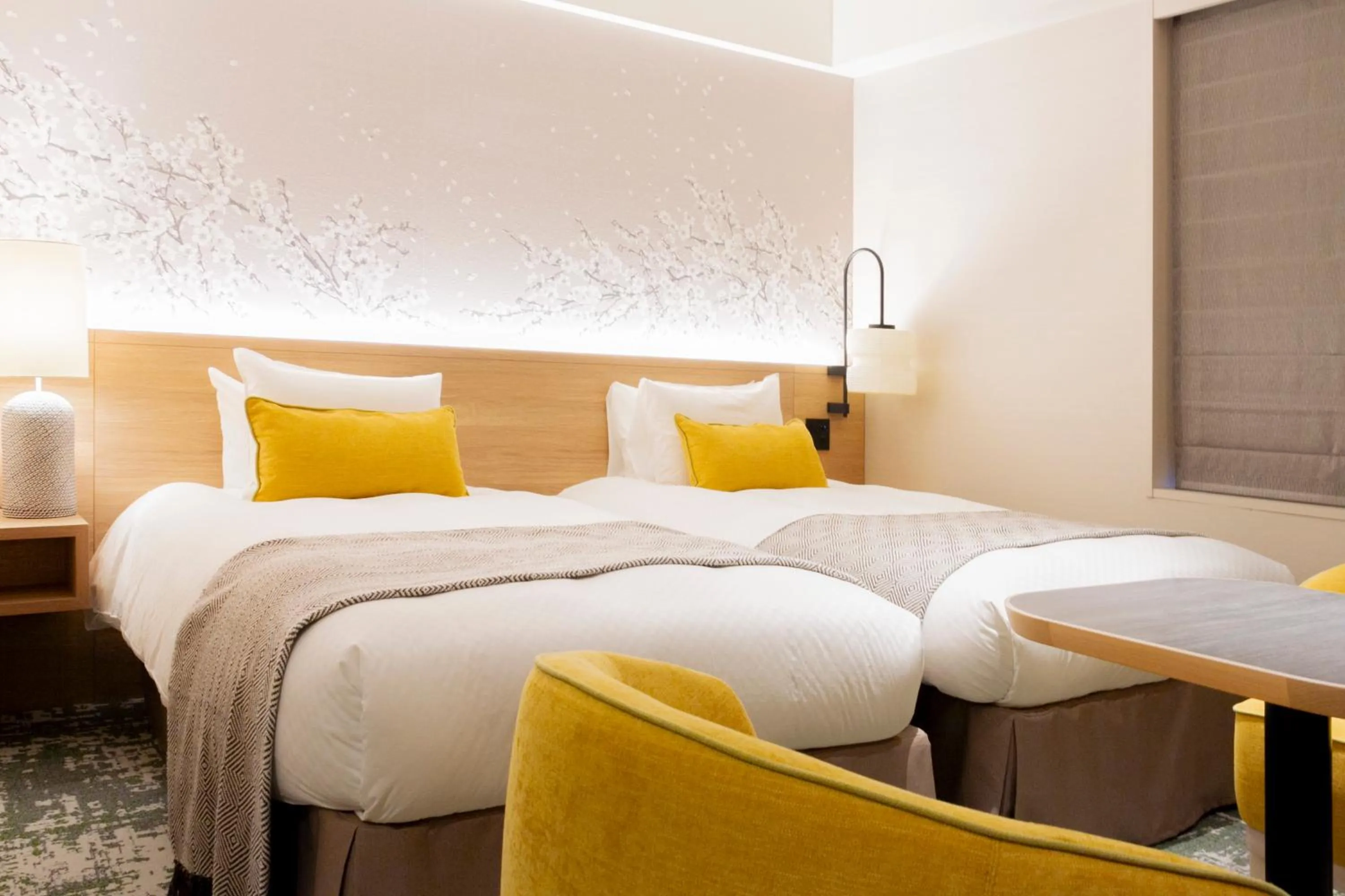 Bed in Hotel Terrace the Garden Mito