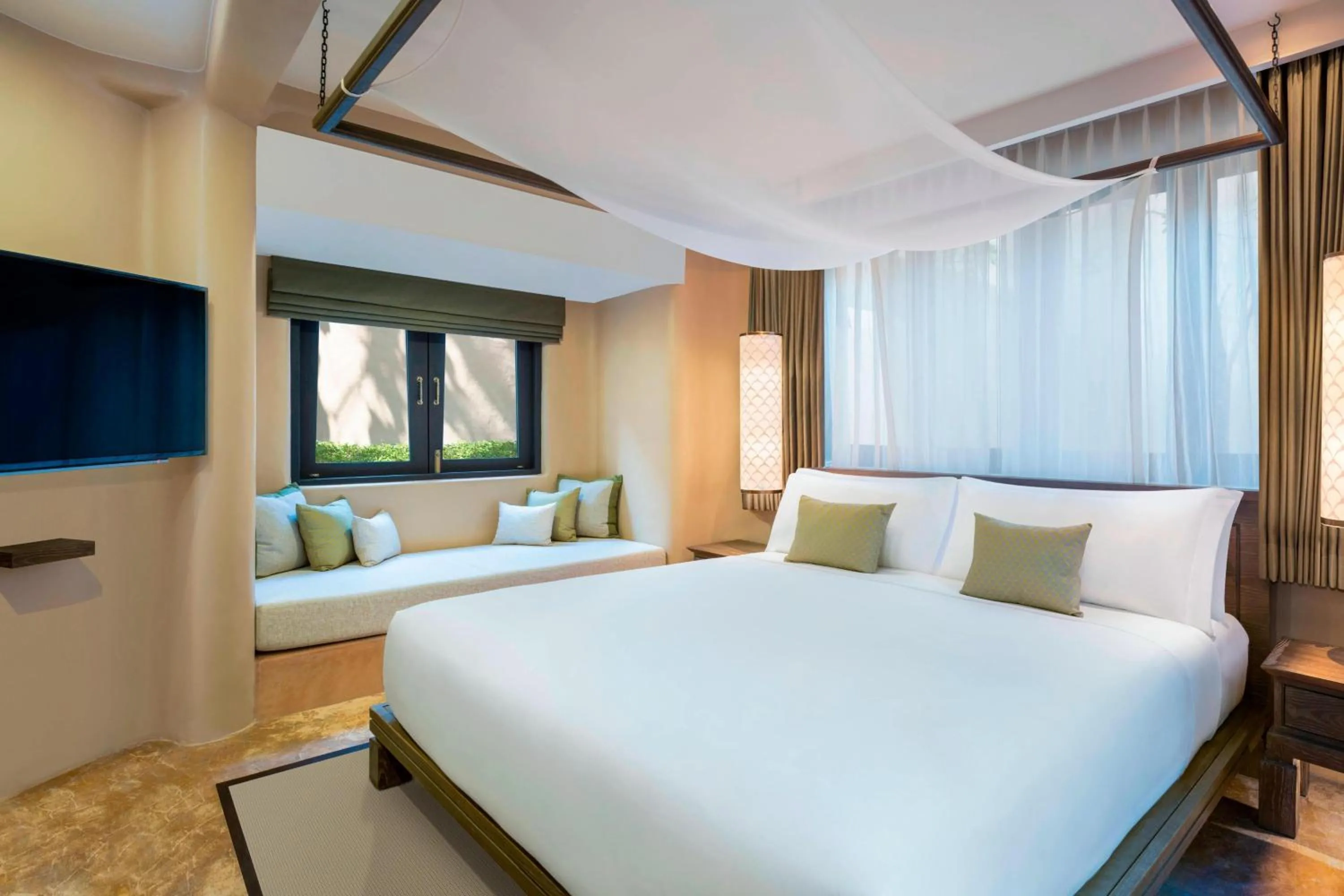 Bedroom, Bed in The Naka Island, a Luxury Collection Resort & Spa, Phuket