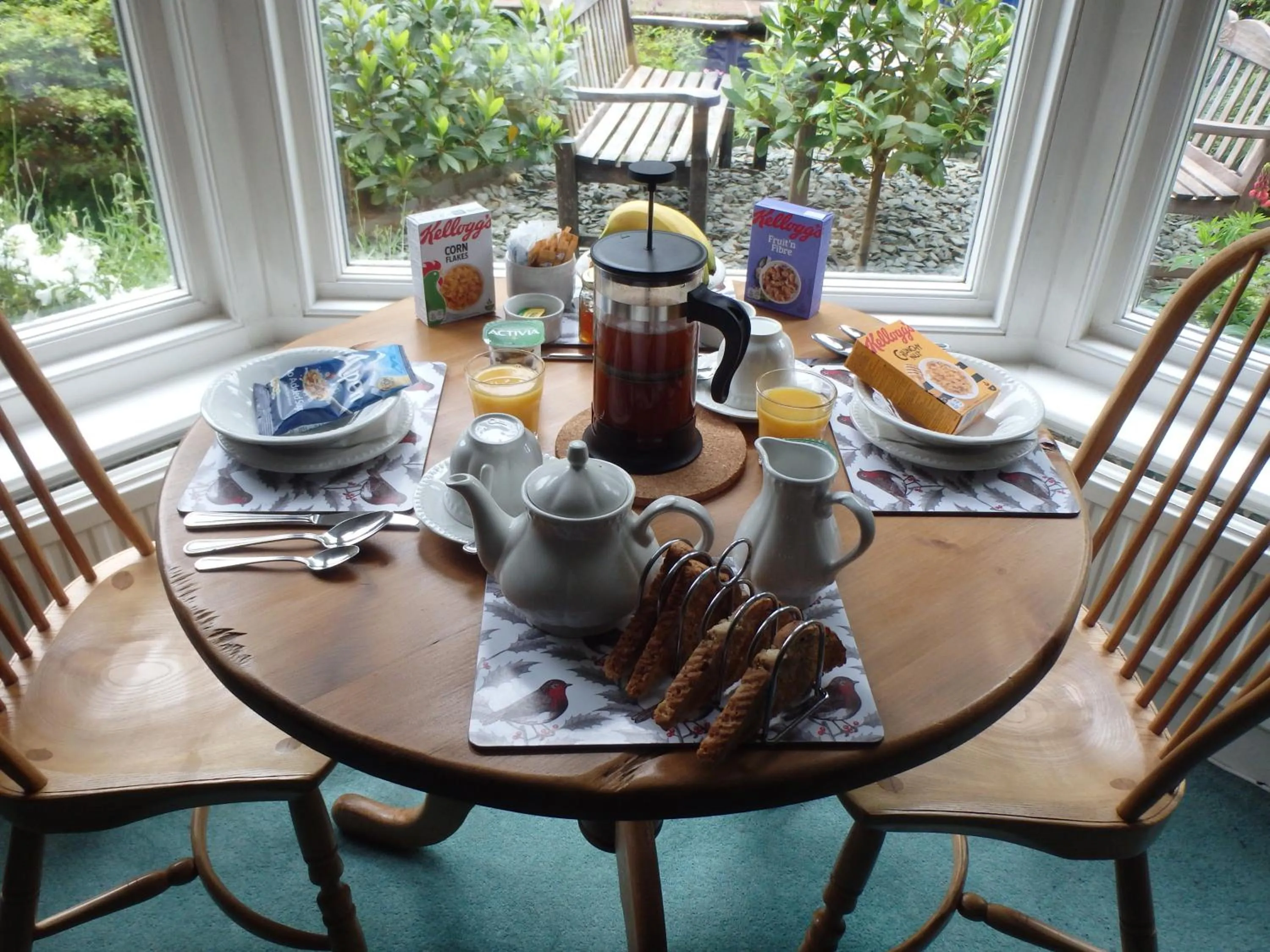 Continental breakfast in Haisthorpe Guest House