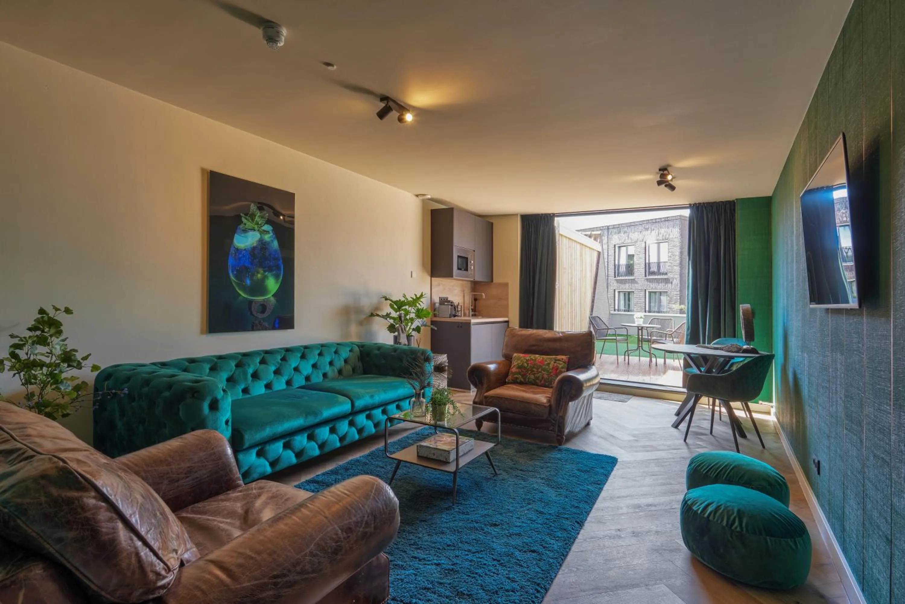 Kitchen or kitchenette in The Roosevelt Apartments