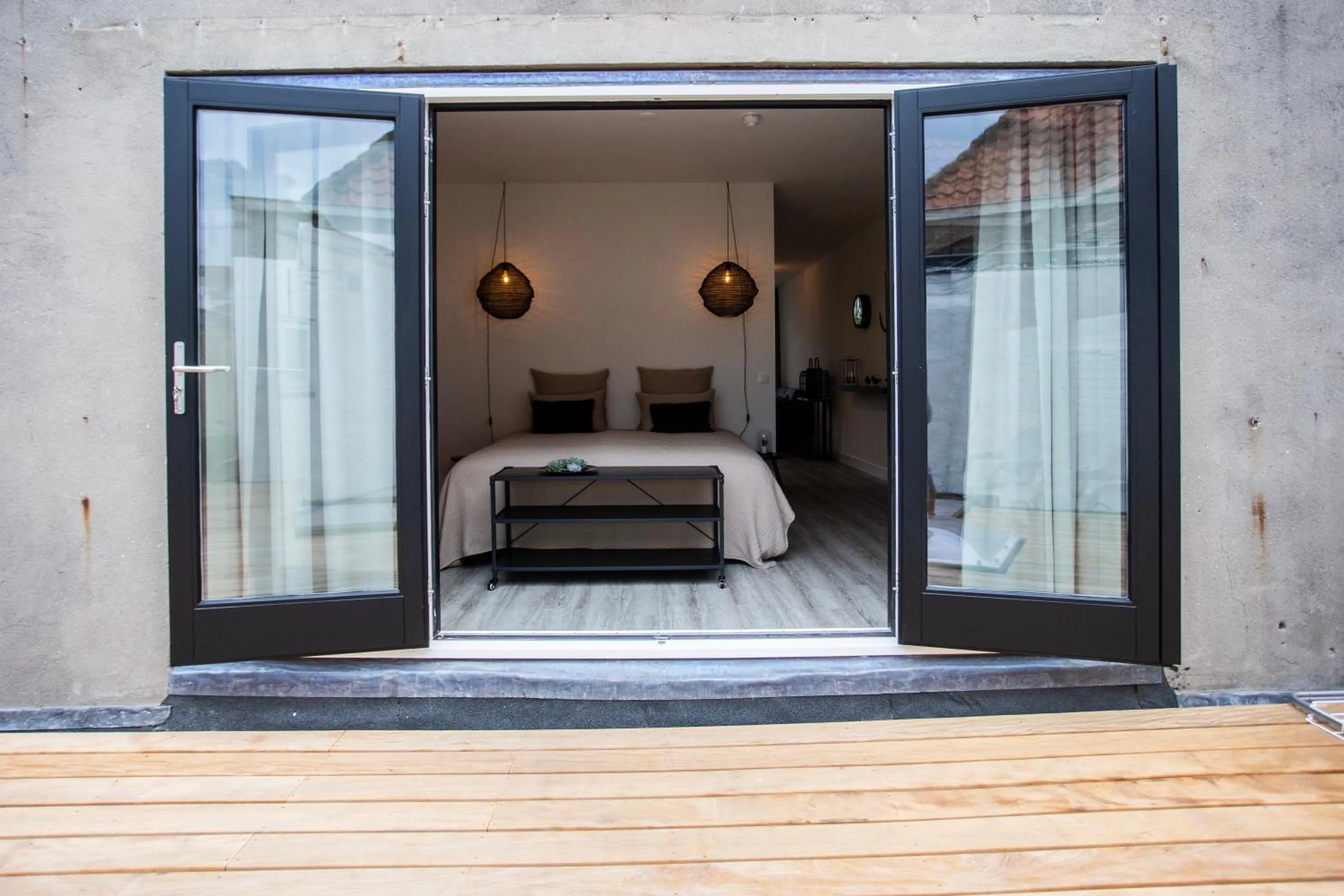 Balcony/Terrace, Bed in The Roosevelt Apartments