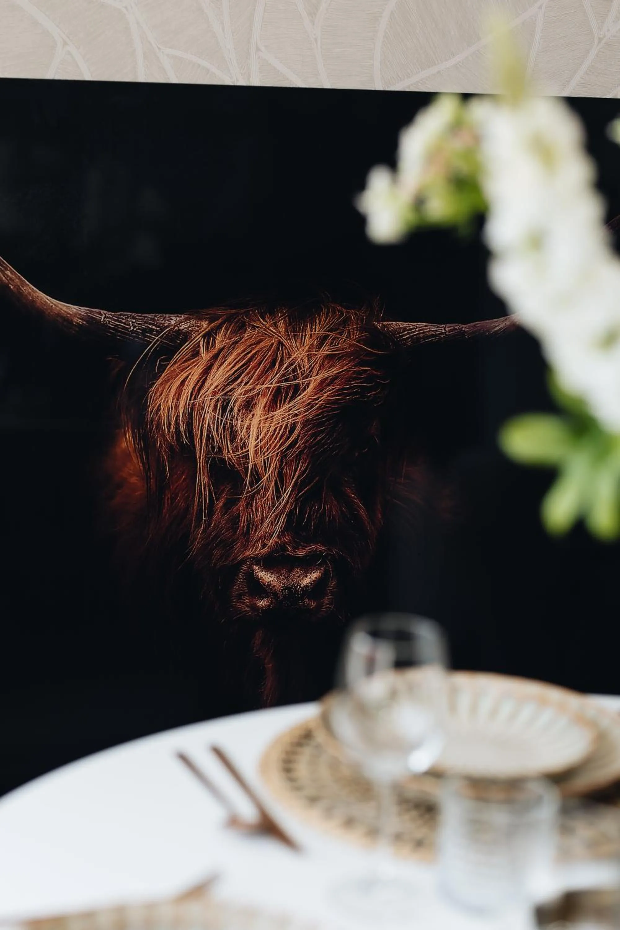 Dining area in The Roosevelt Apartments