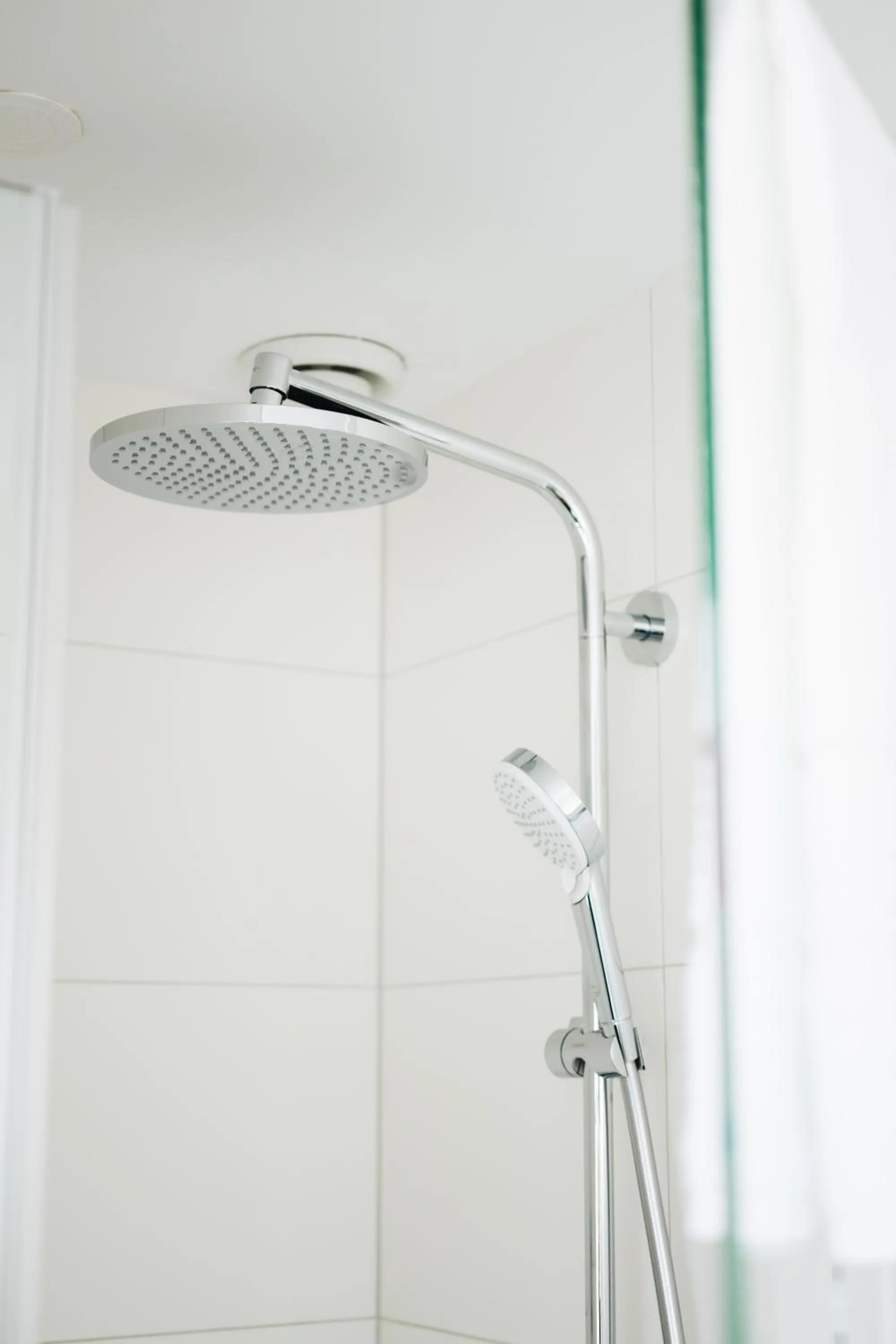 Shower in The Roosevelt Apartments