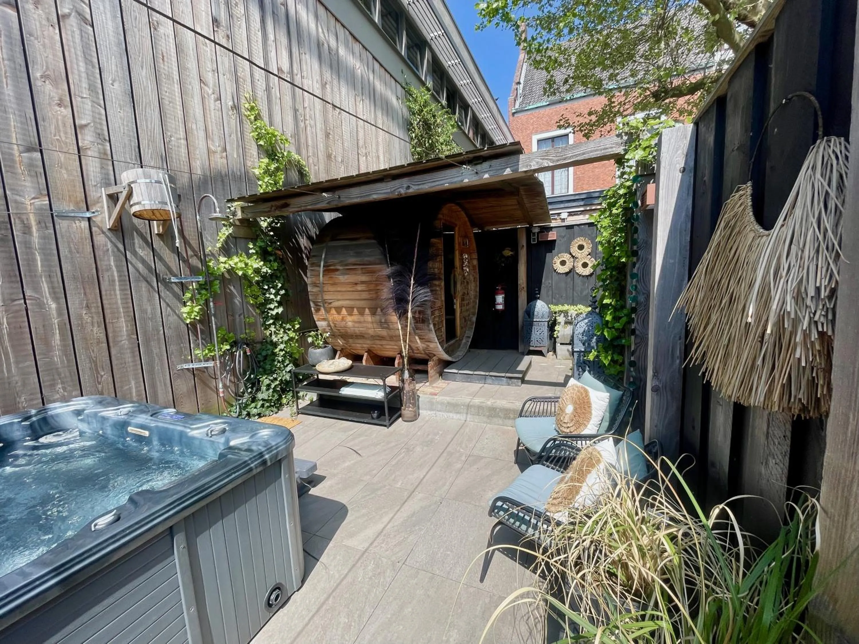 Sauna in The Roosevelt Apartments