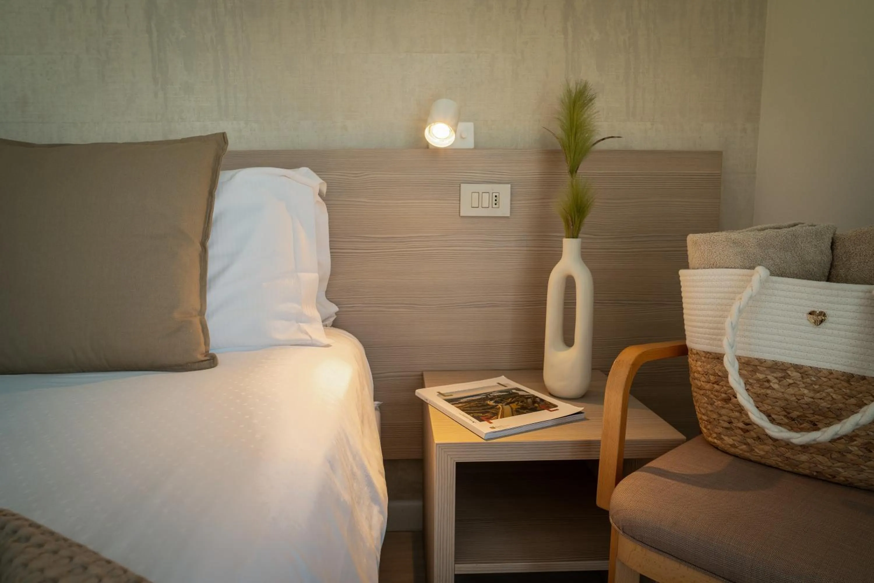 Bed in Hotel Renania