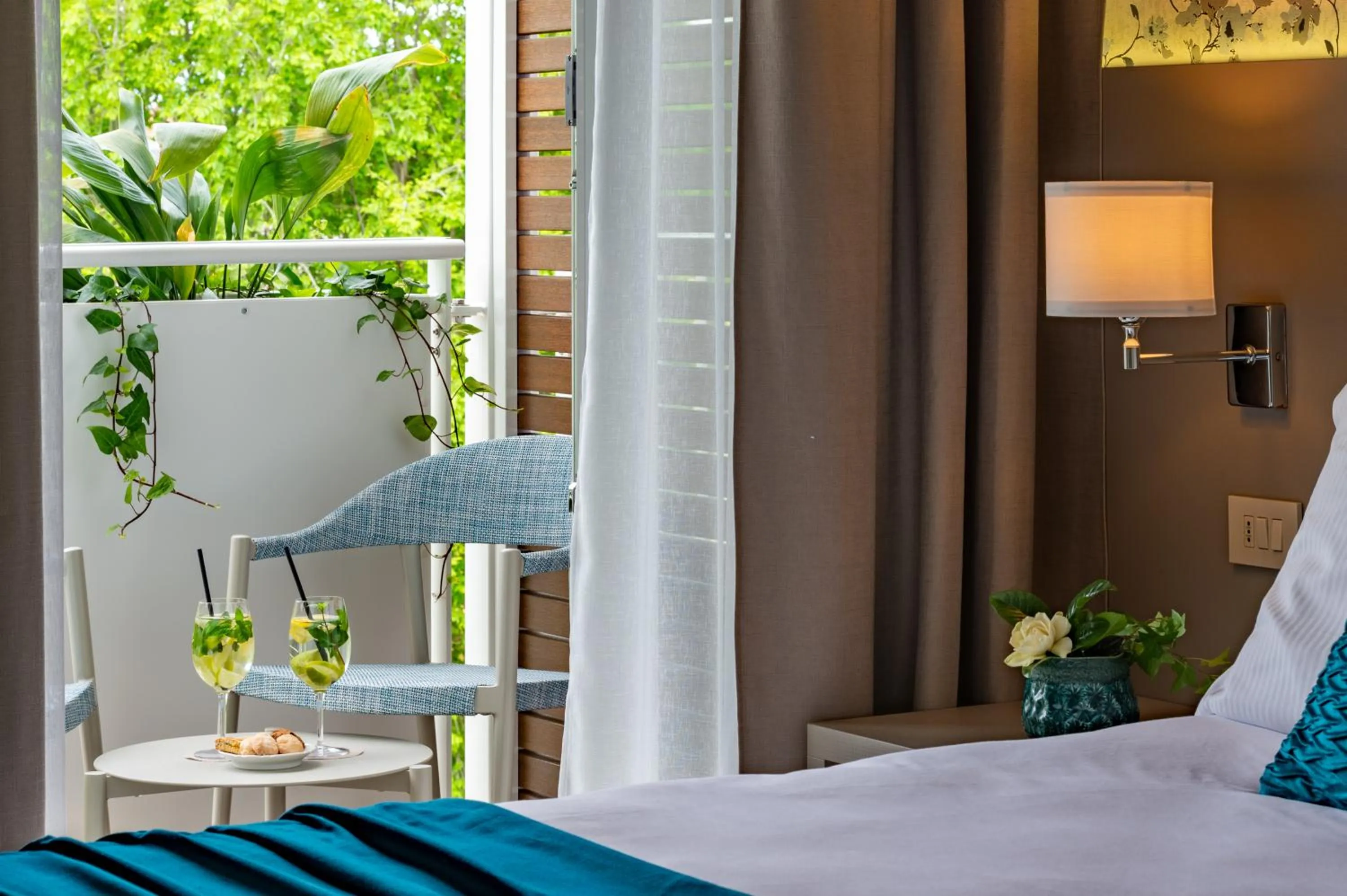 Bed in Hotel Renania