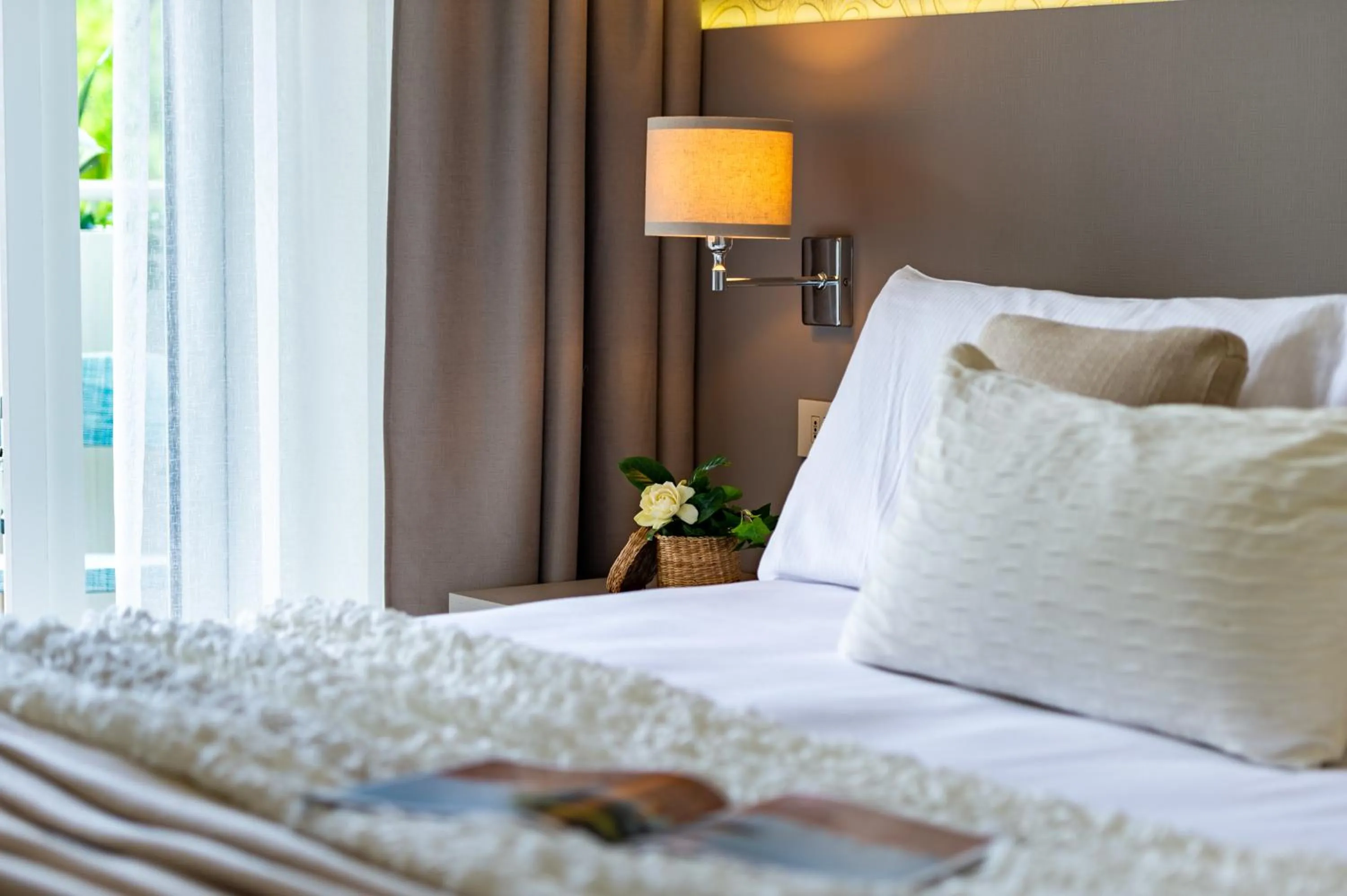 Bed in Hotel Renania