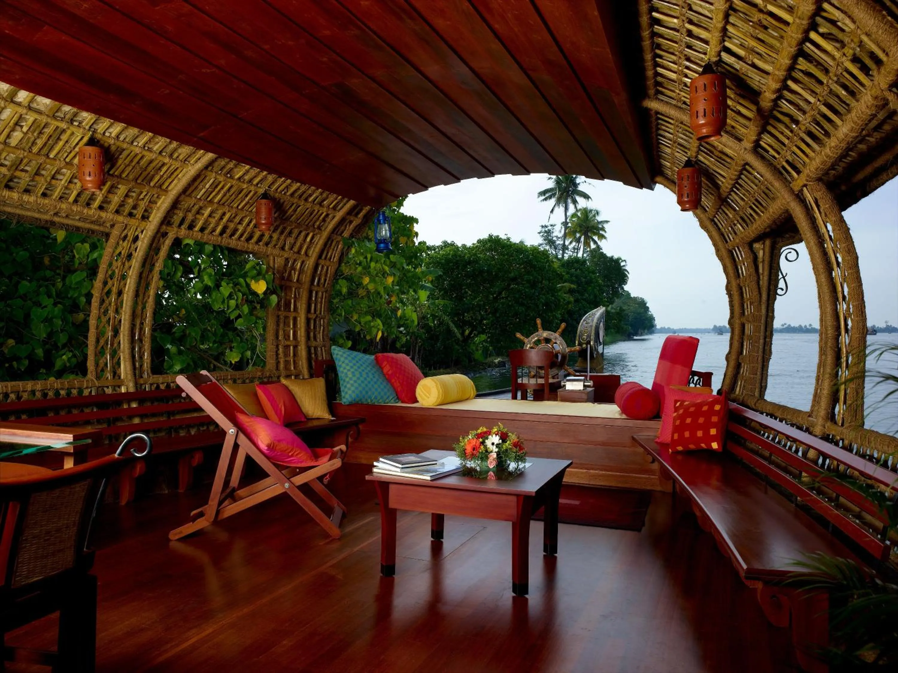 Living room in Xandari Riverscapes