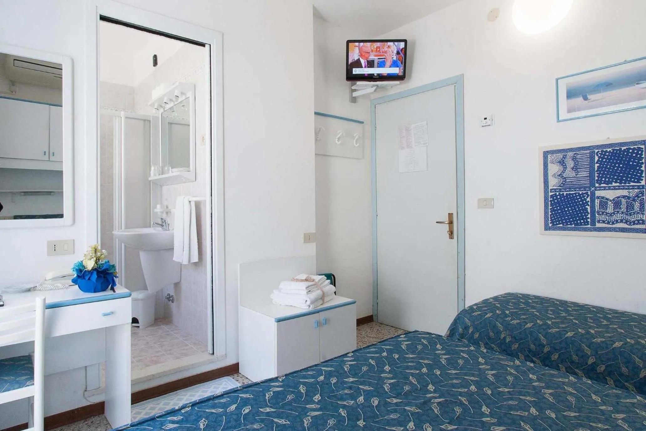 Bed in Hotel Sanremo