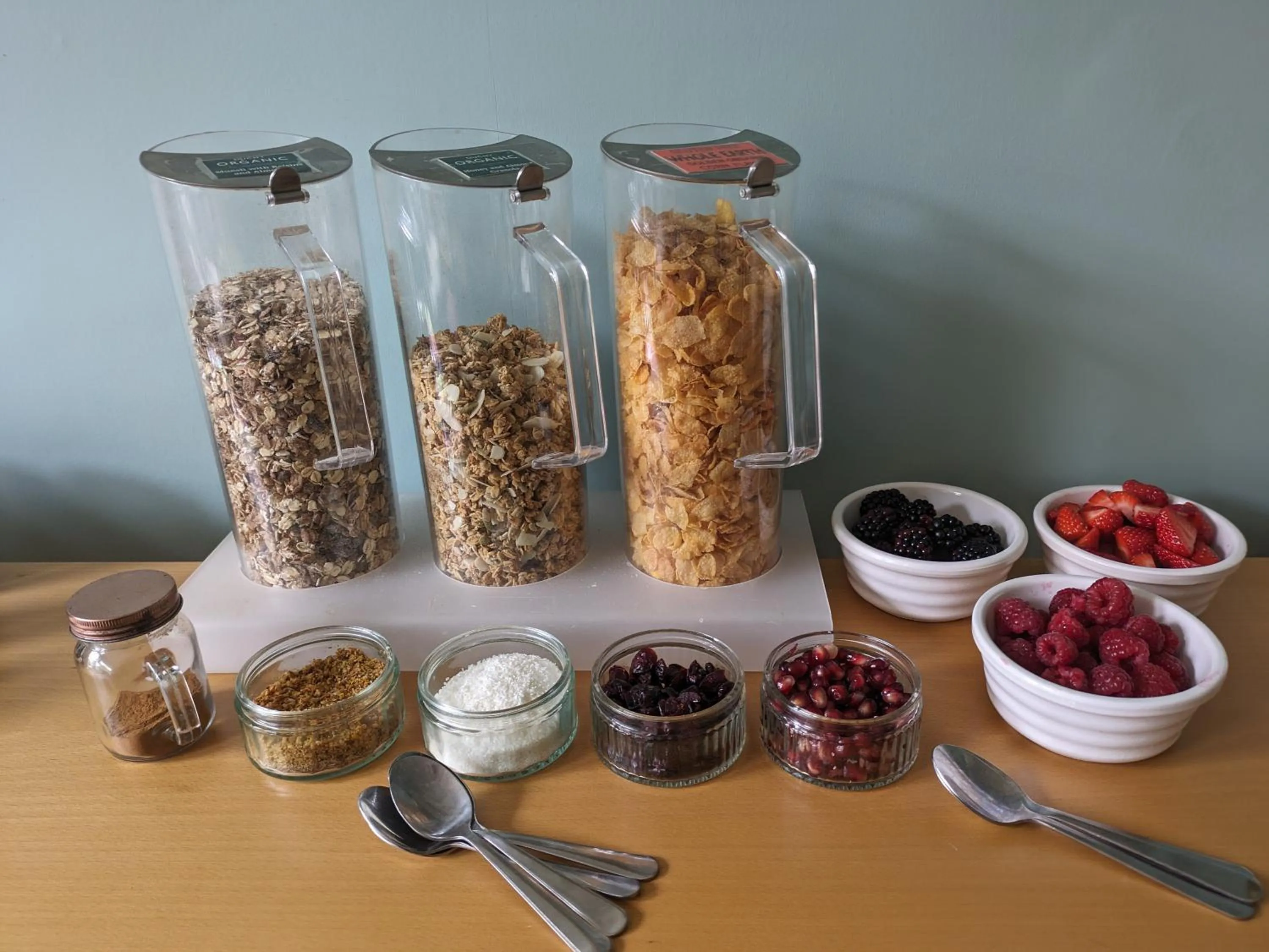 Continental breakfast in McCrae's Bed and Breakfast