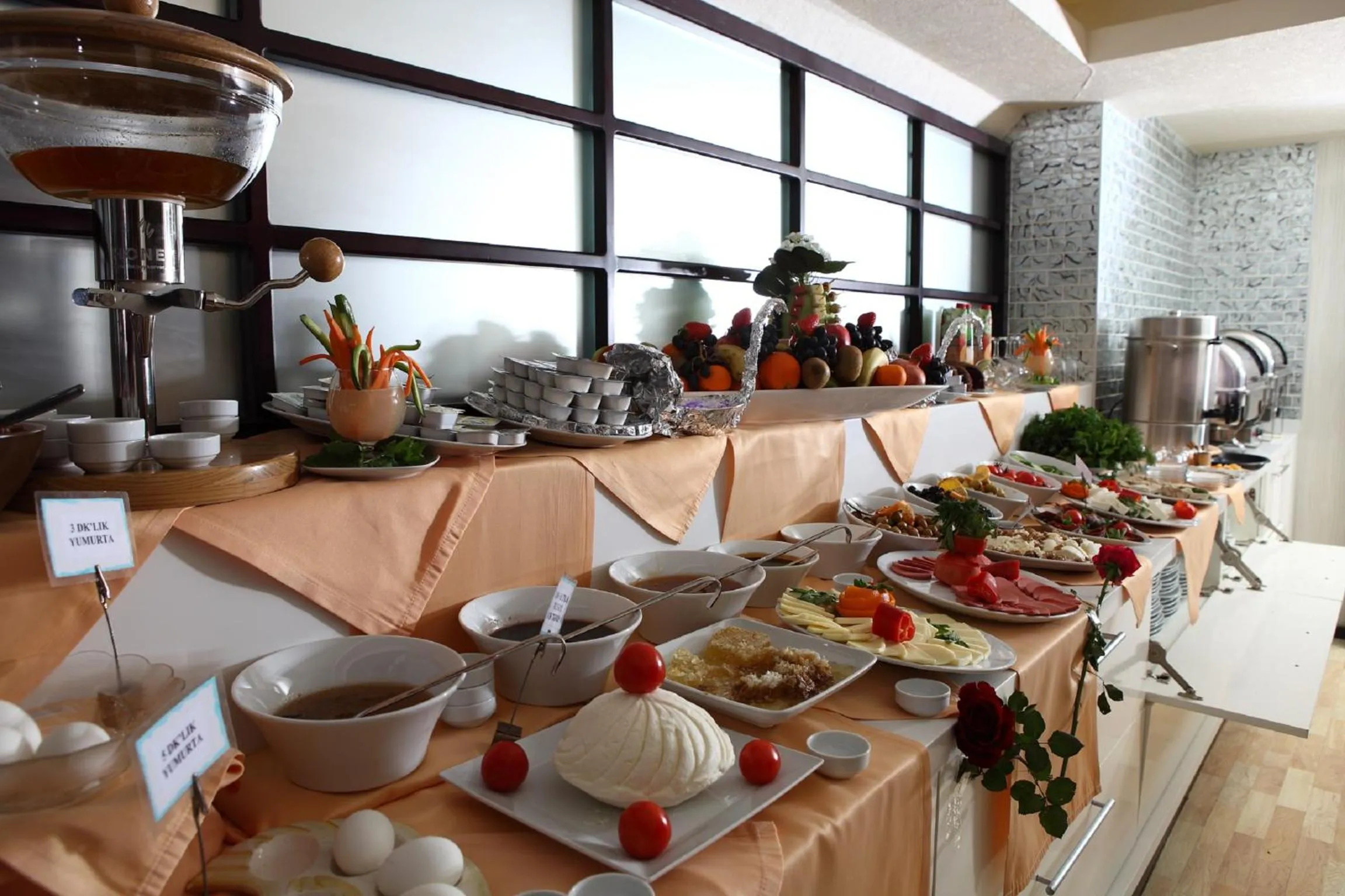 Buffet breakfast in Sultan Hotel-Restaurant-Bistro