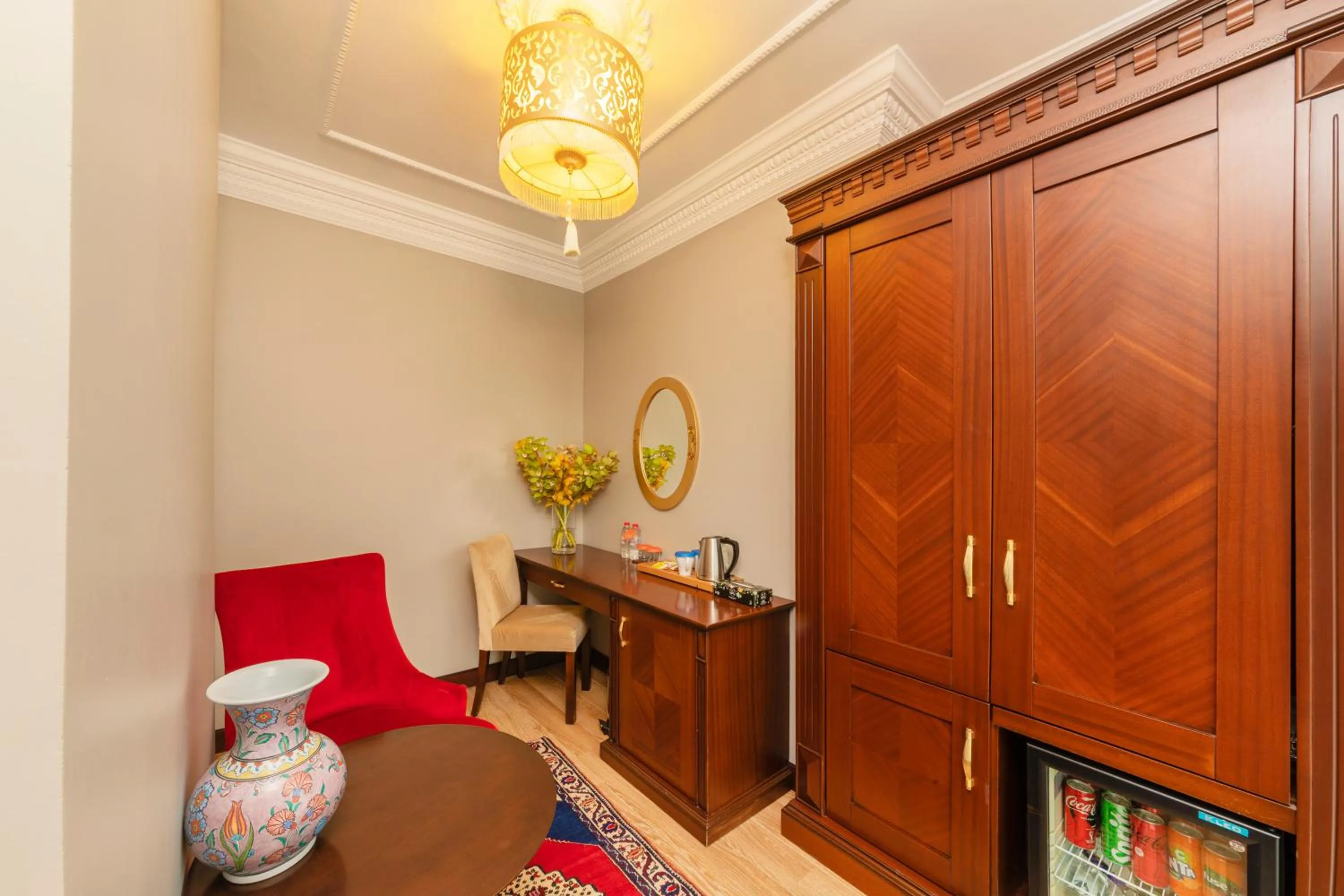 Seating area in The Magnaura Palace Hotel