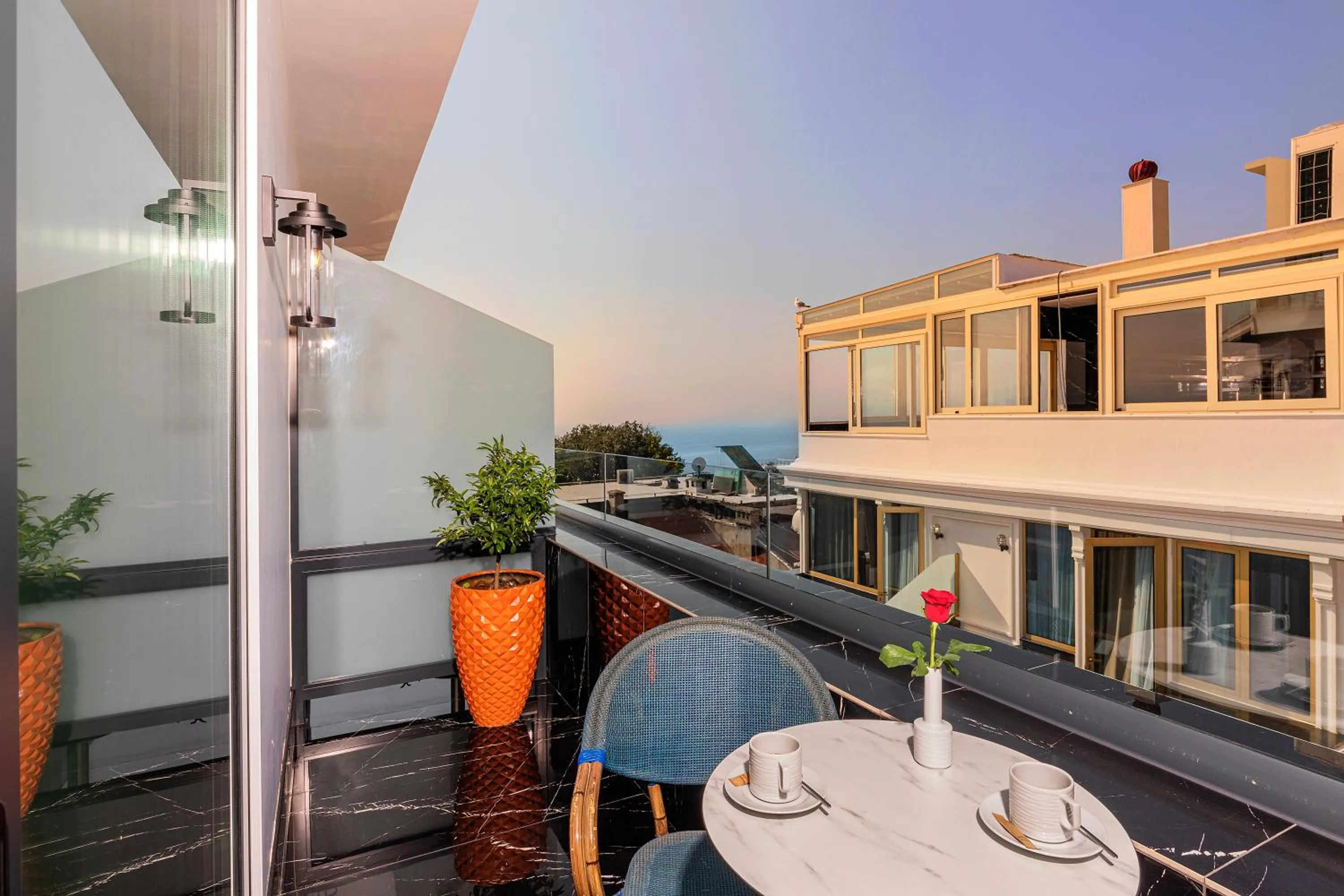 Balcony/Terrace in The Magnaura Palace Hotel