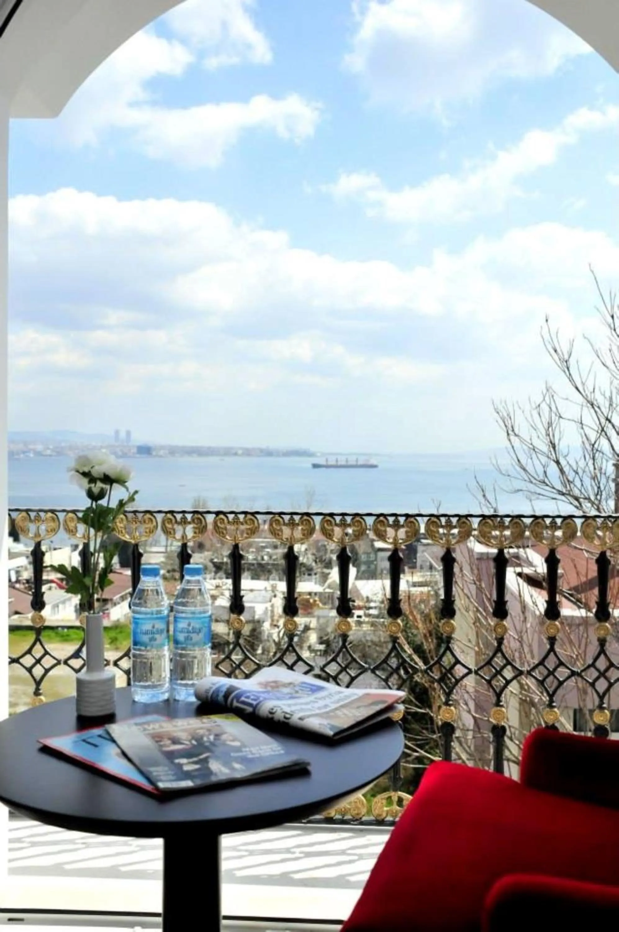 Sea view in The Magnaura Palace Hotel