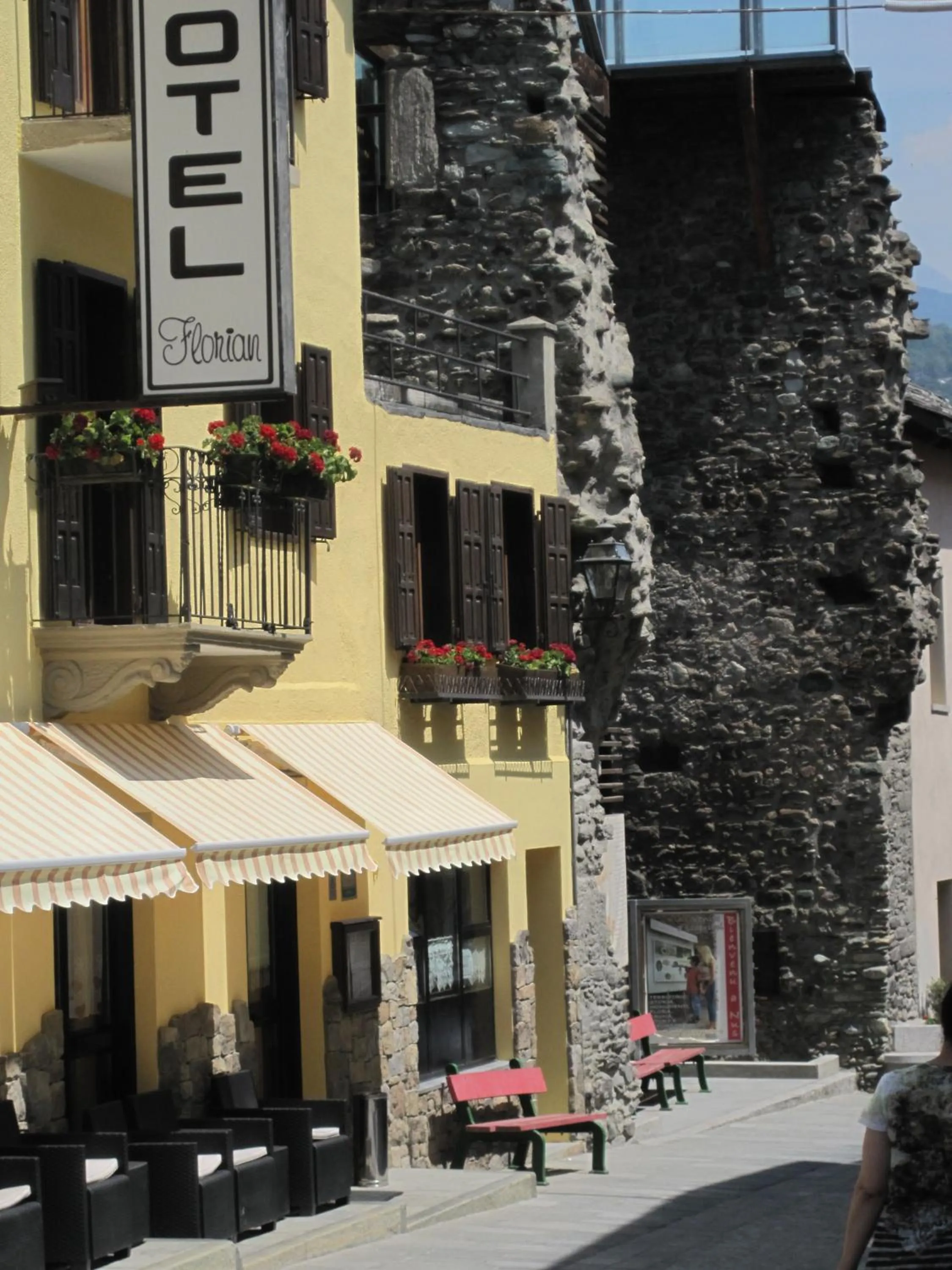 Facade/entrance in Hotel Florian