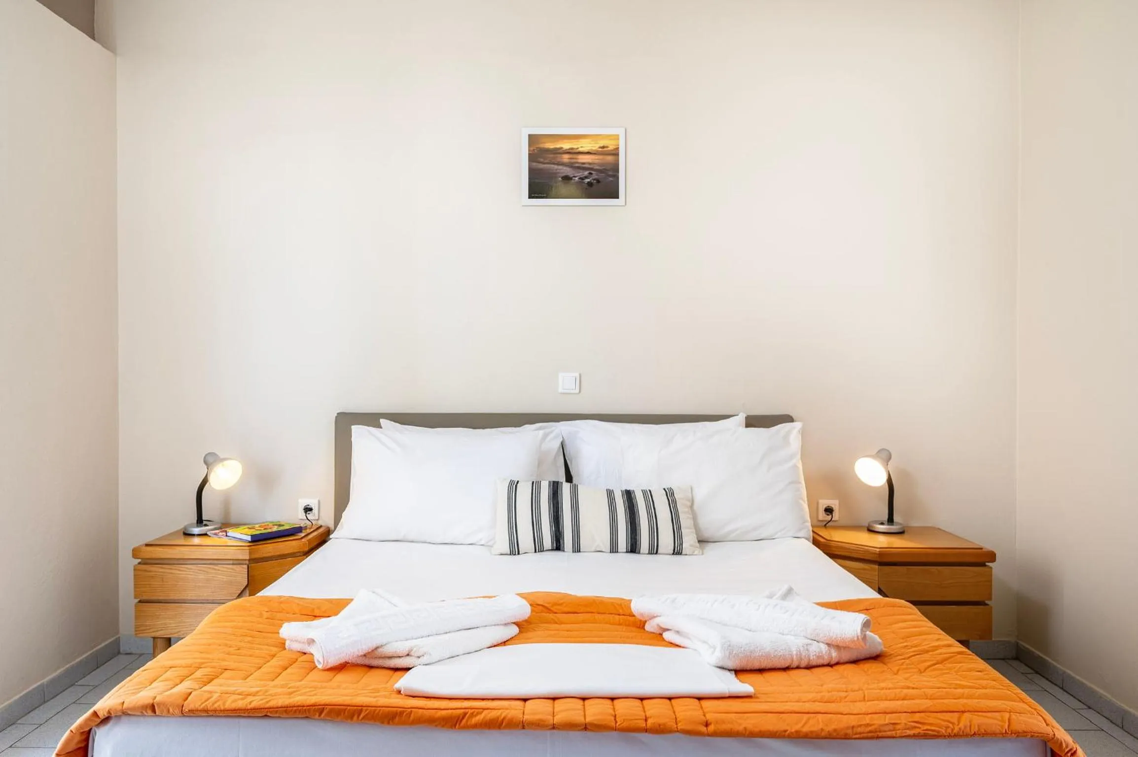 Bedroom, Bed in Manias Apartments