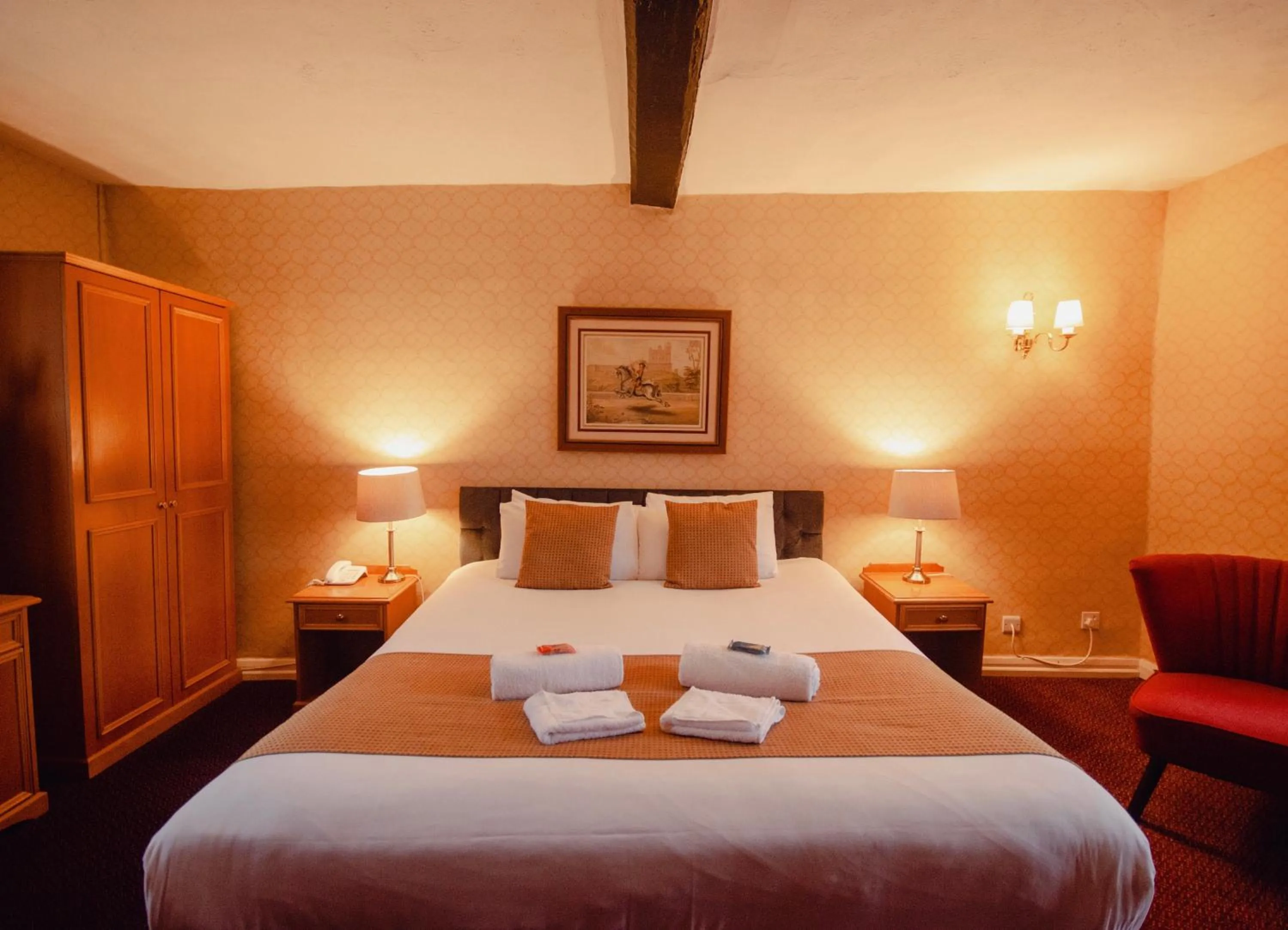 Bed in Howfield Manor Hotel