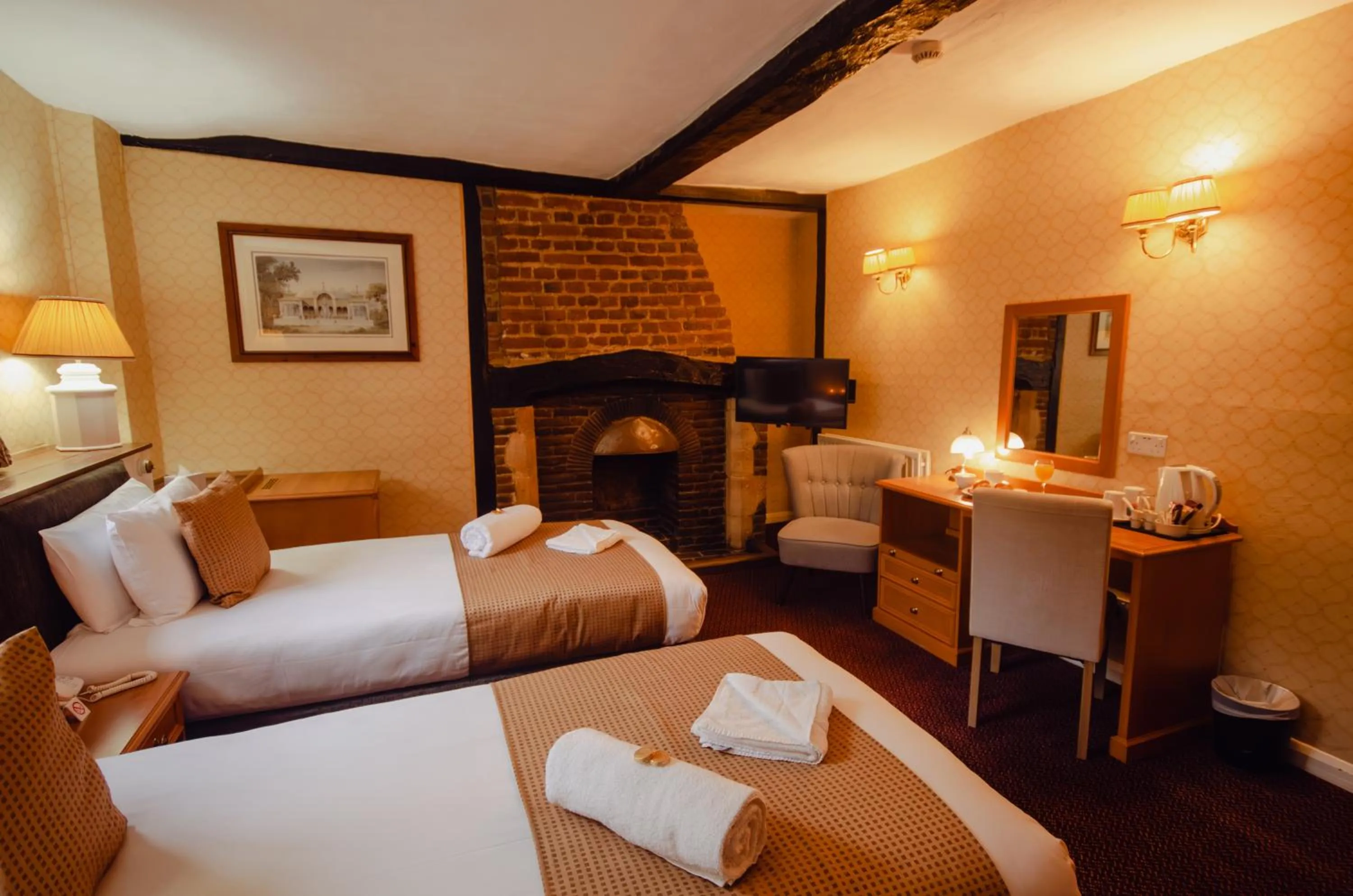 Bed in Howfield Manor Hotel