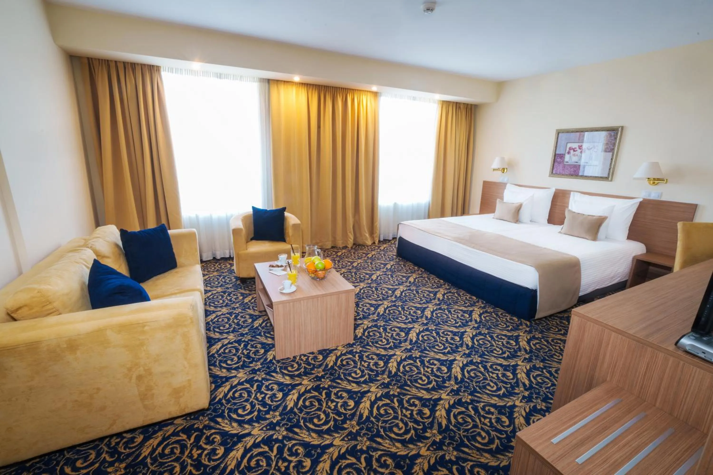 Bed in Hotel Monogram Park