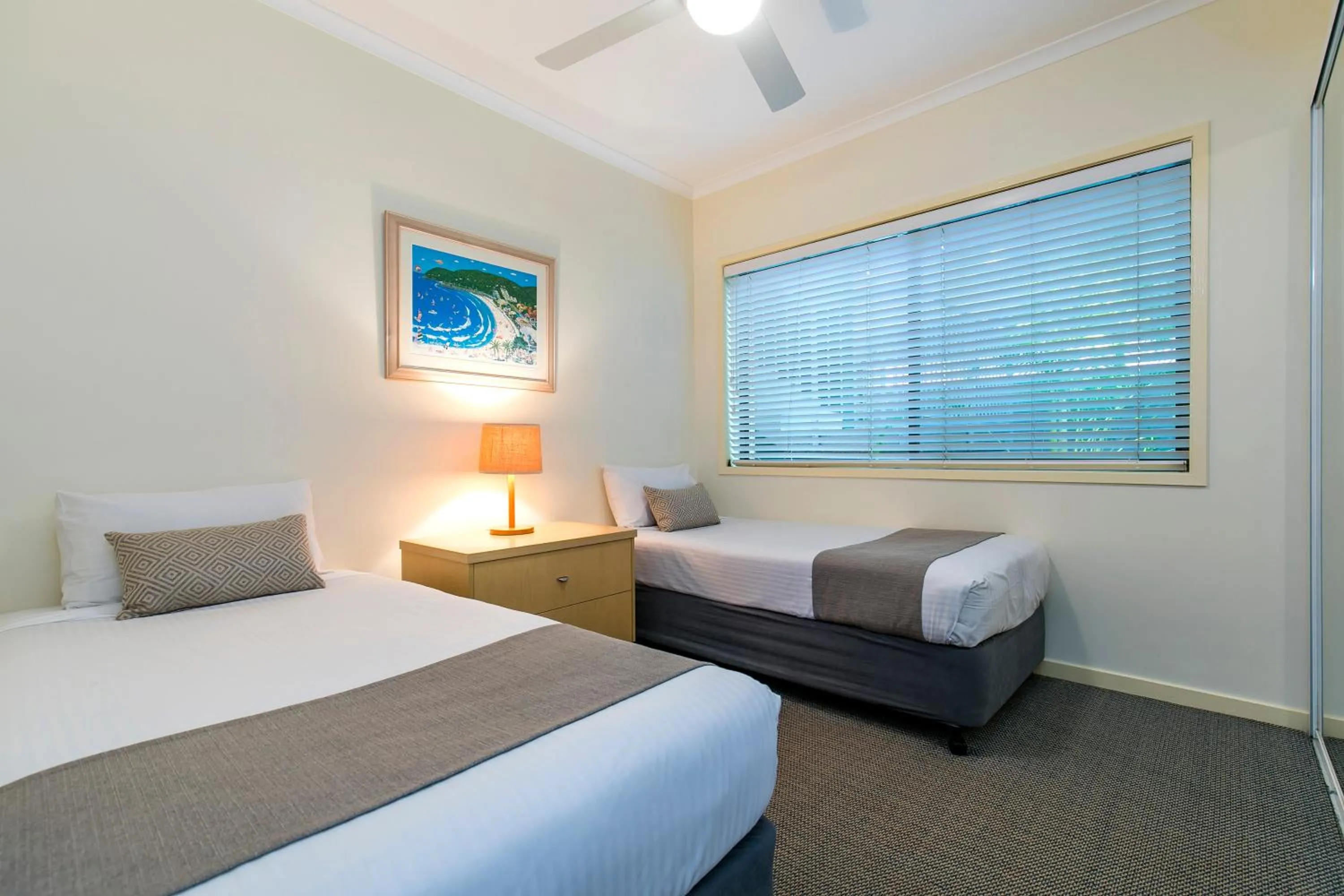 Bed in Culgoa Point Beach Resort