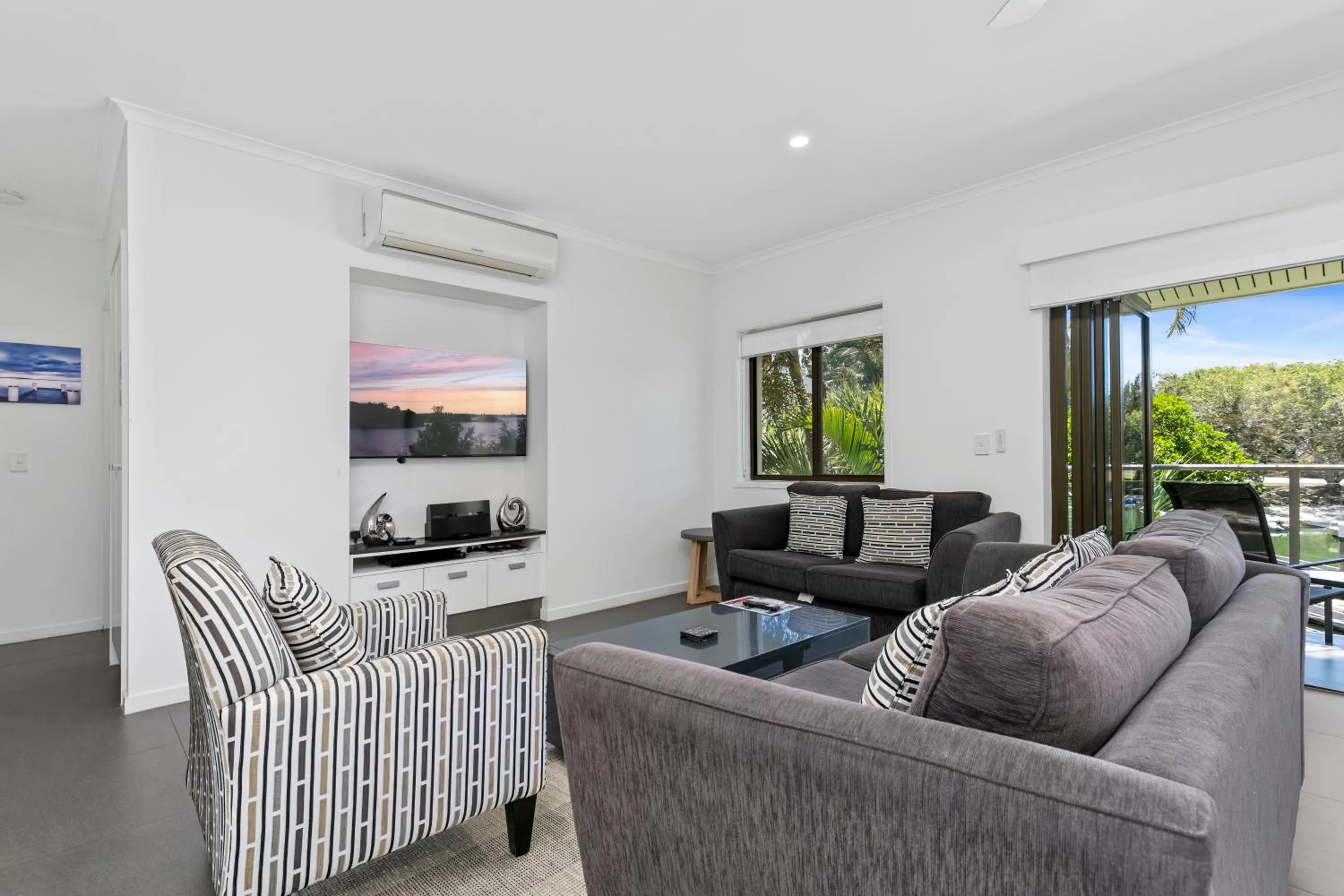 Living room in Culgoa Point Beach Resort