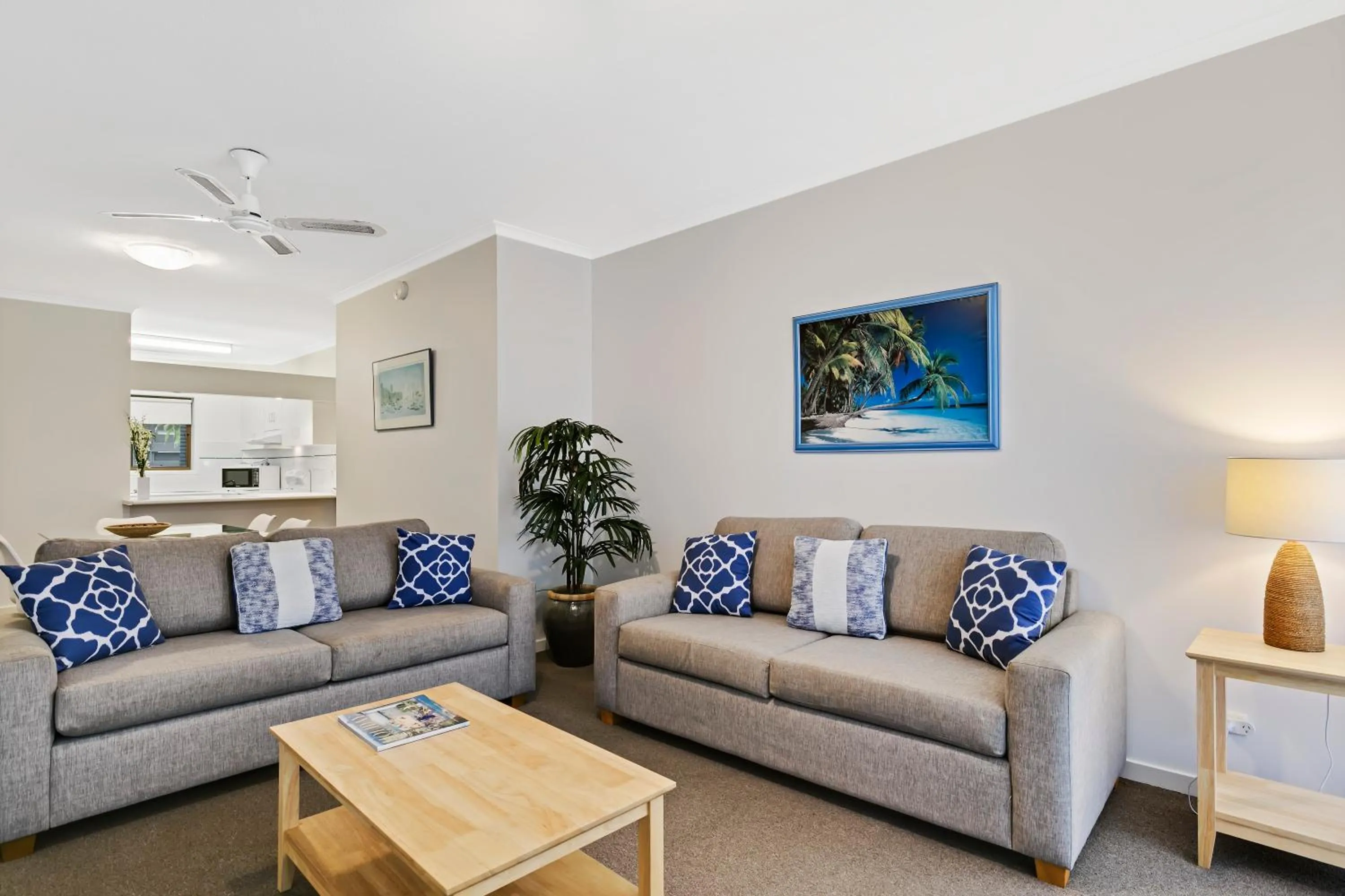 Living room in Culgoa Point Beach Resort