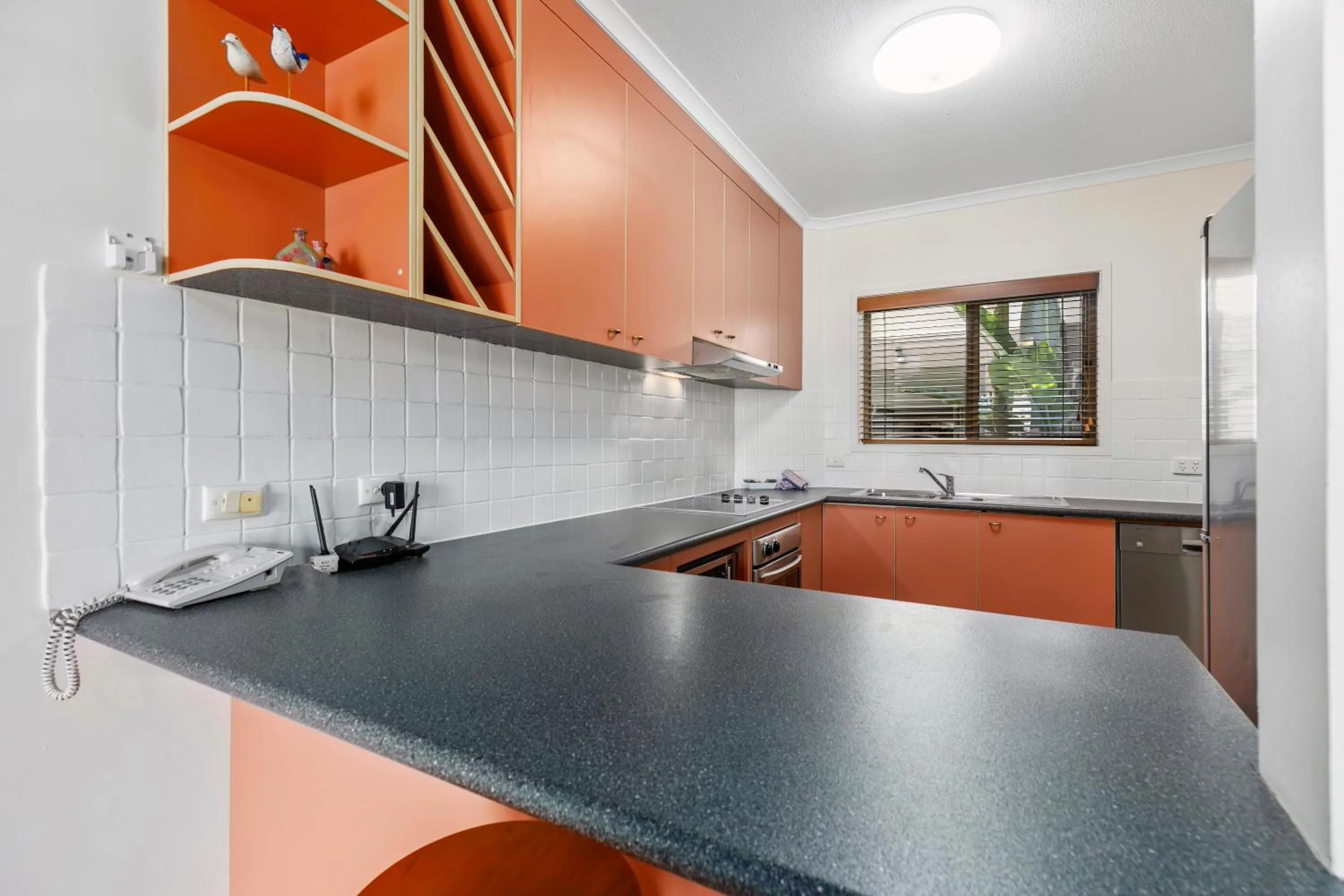 kitchen in Culgoa Point Beach Resort