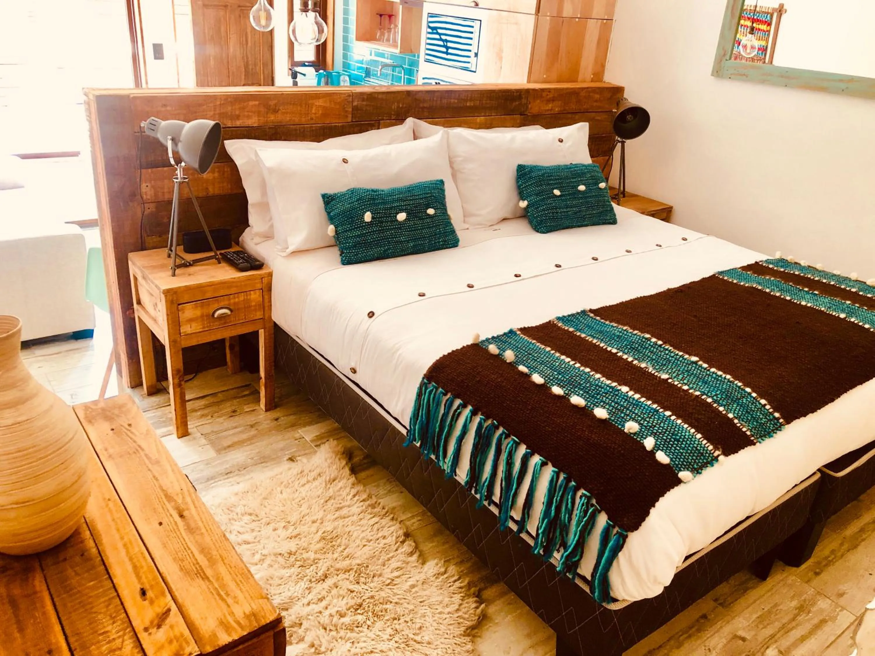 Bedroom, Bed in DT Loft