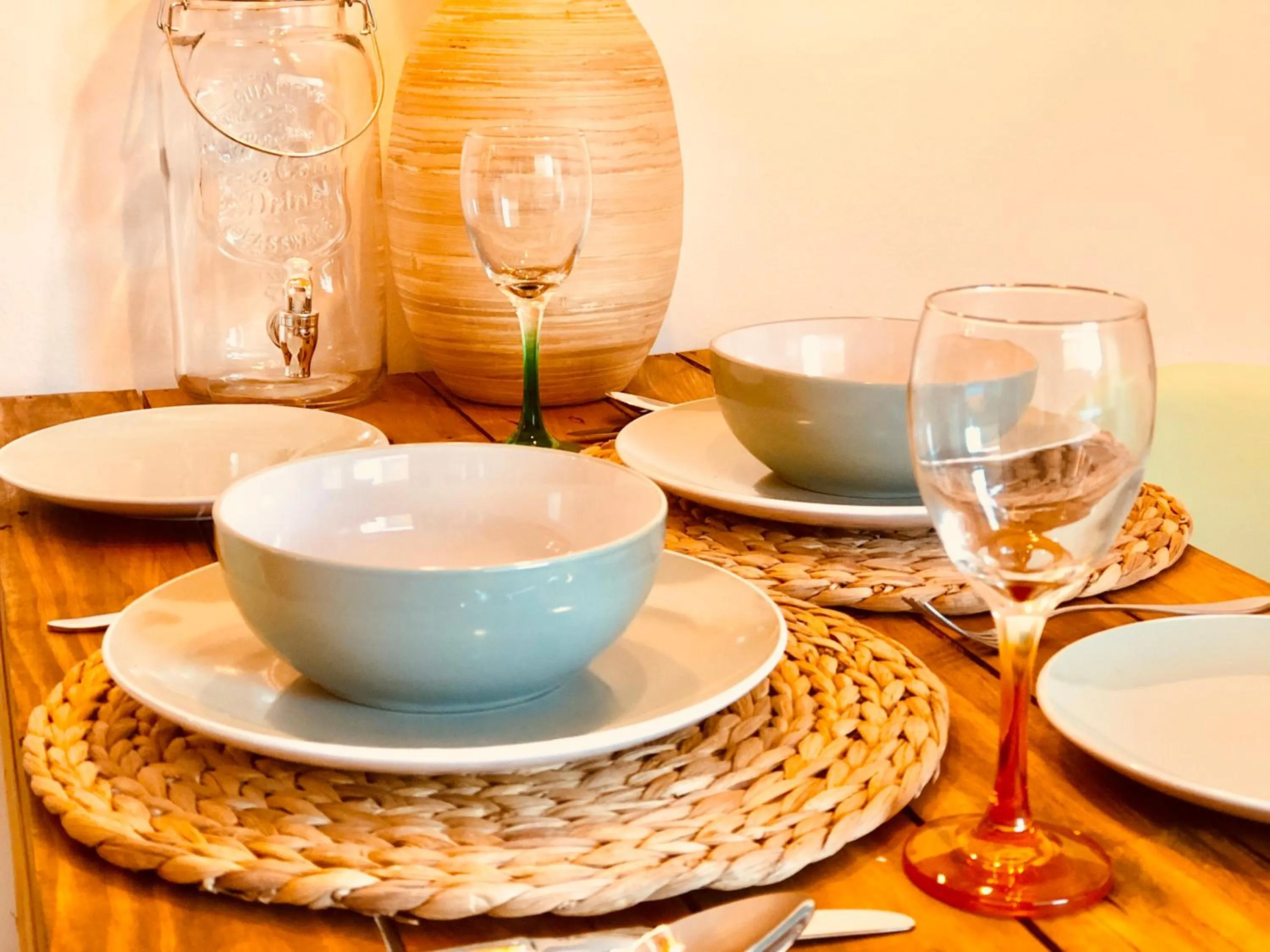 Dining area in DT Loft