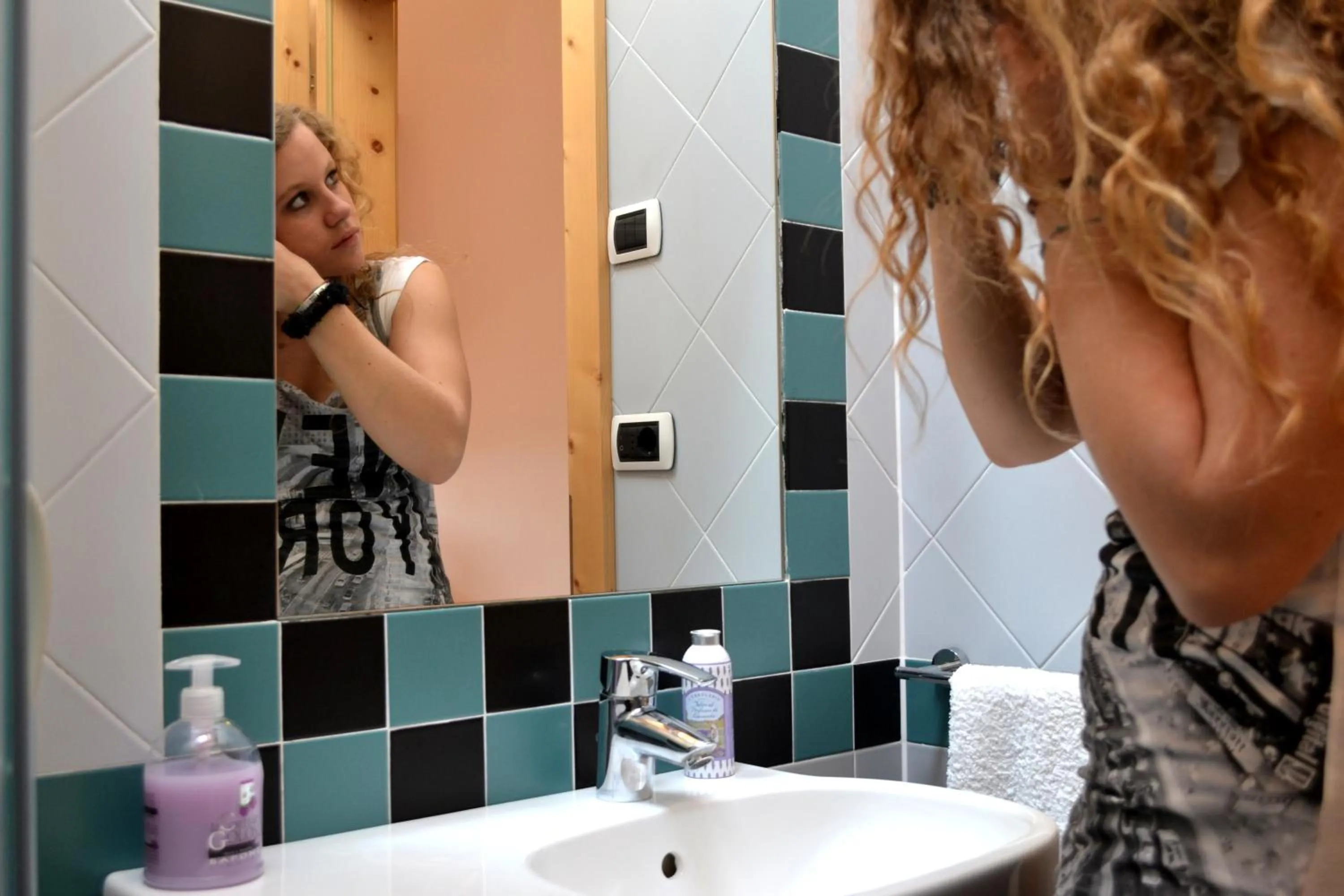 Bathroom in Camping Al Lago Ledro