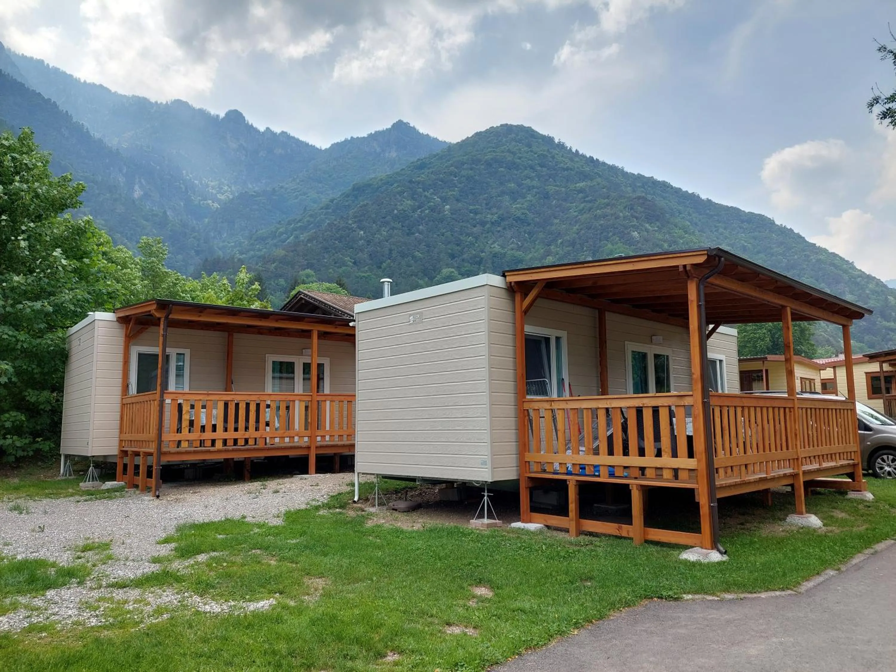 Balcony/Terrace in Camping Al Lago Ledro