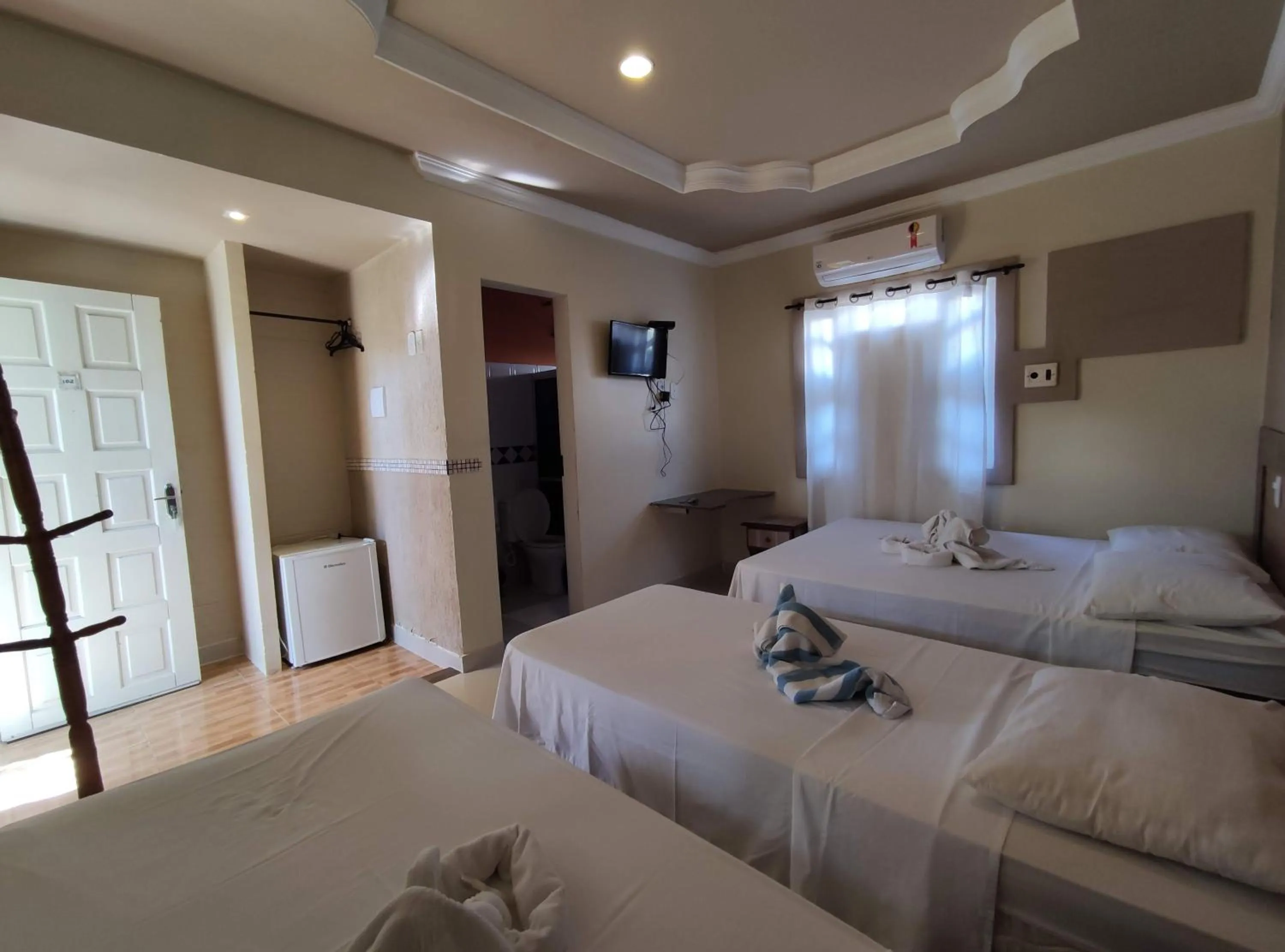 Bed in Pousada Porto dos Corais