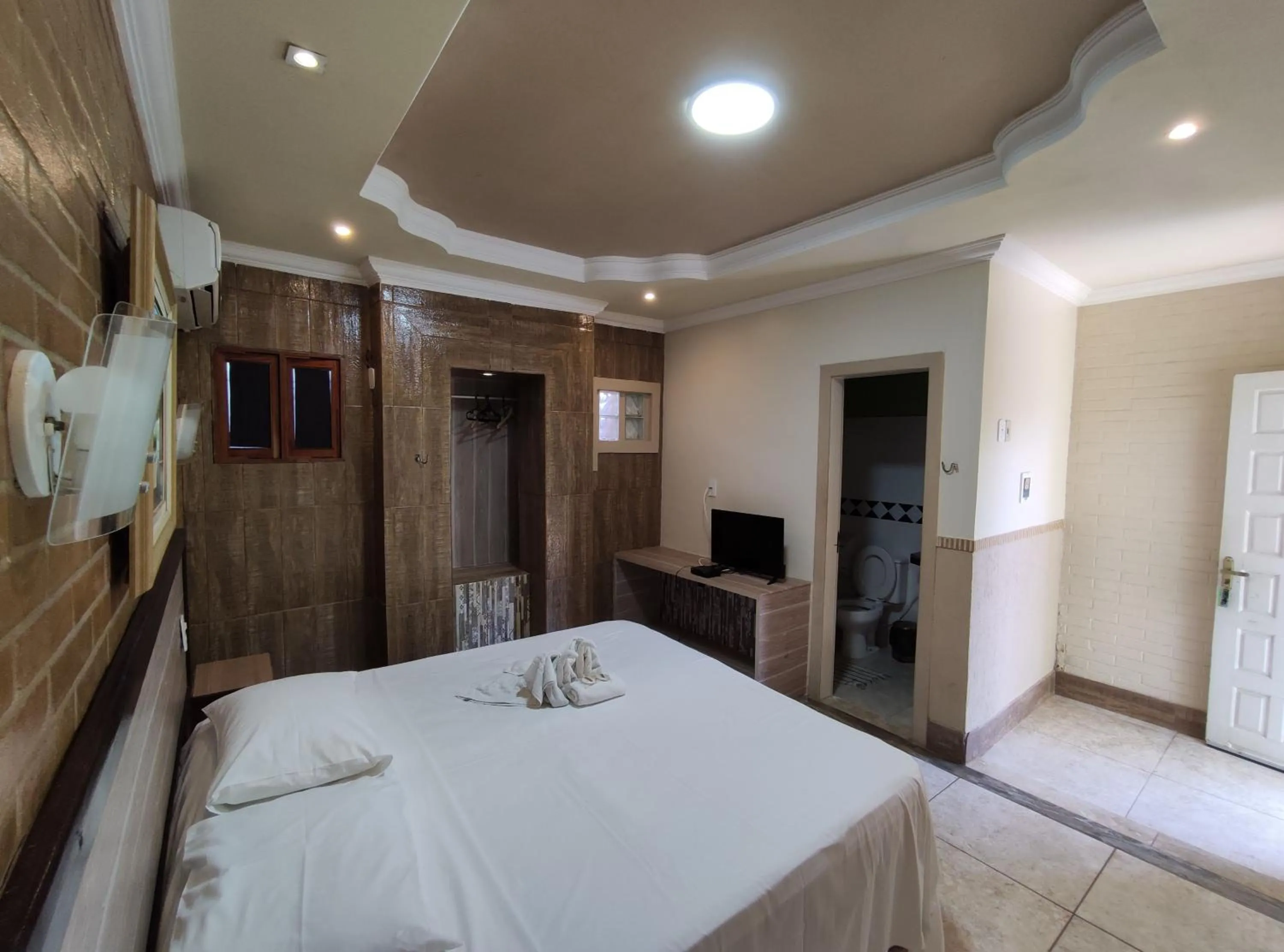 Bed in Pousada Porto dos Corais