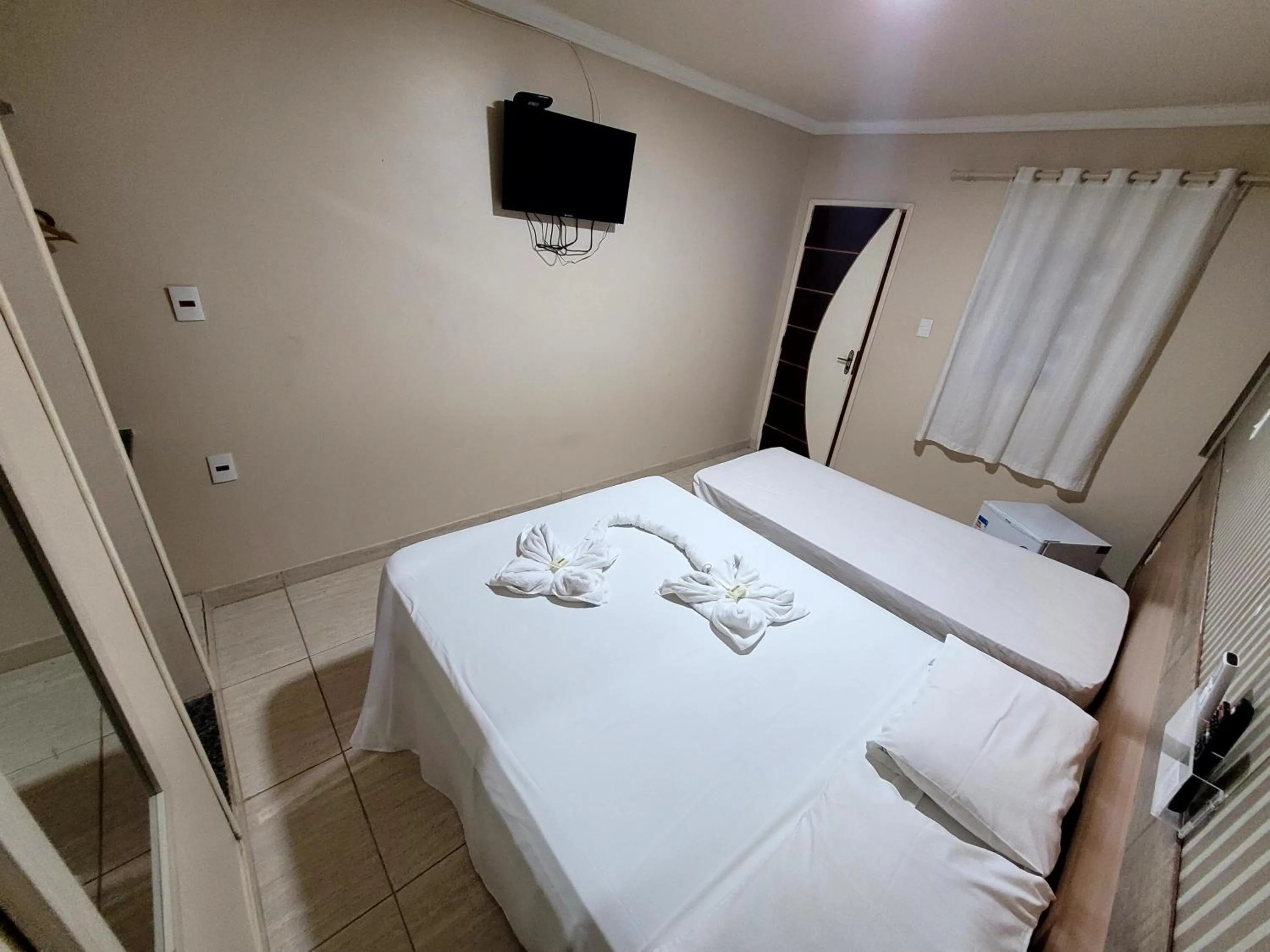 Bed in Pousada Porto dos Corais