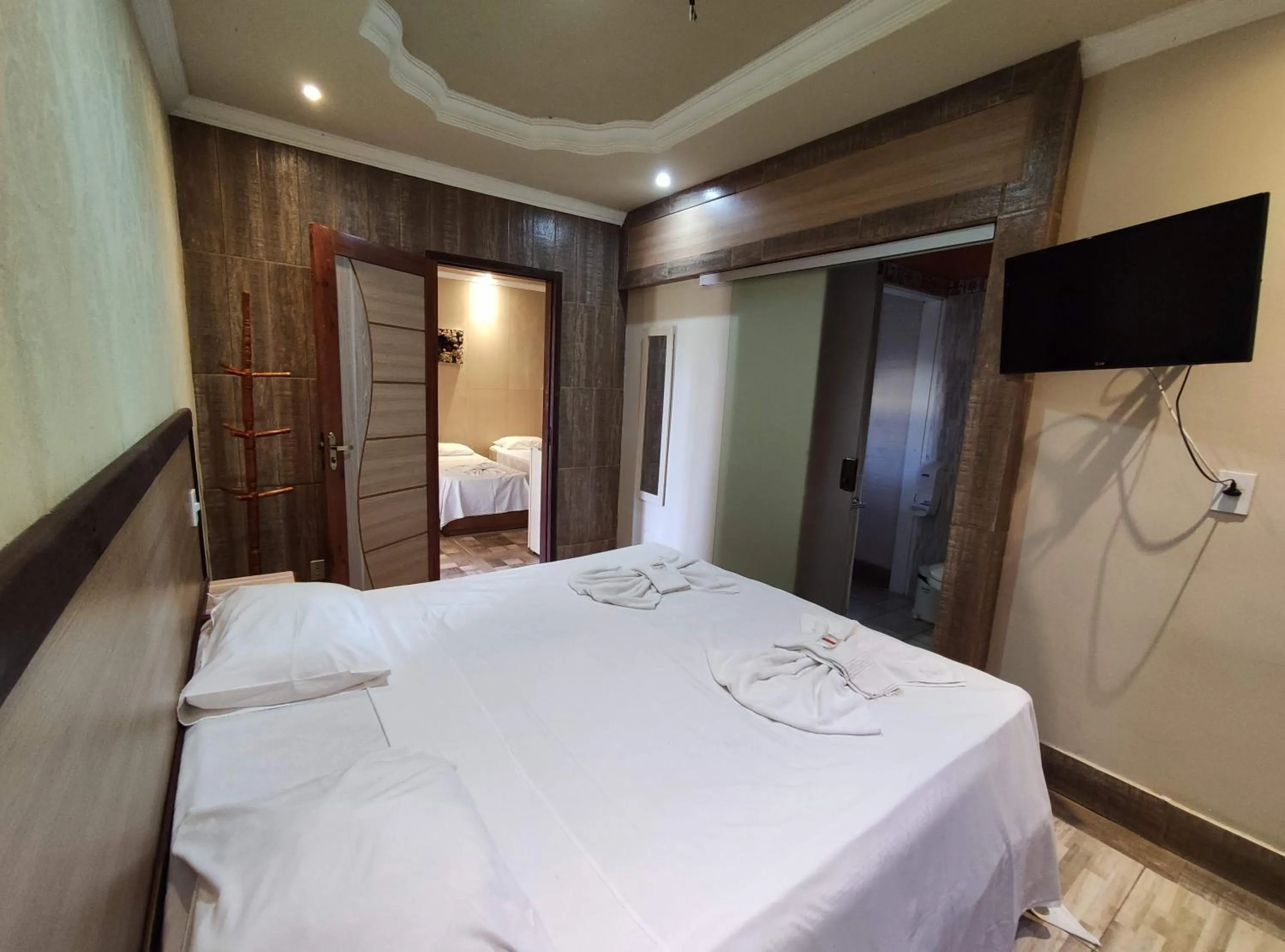 Bed in Pousada Porto dos Corais