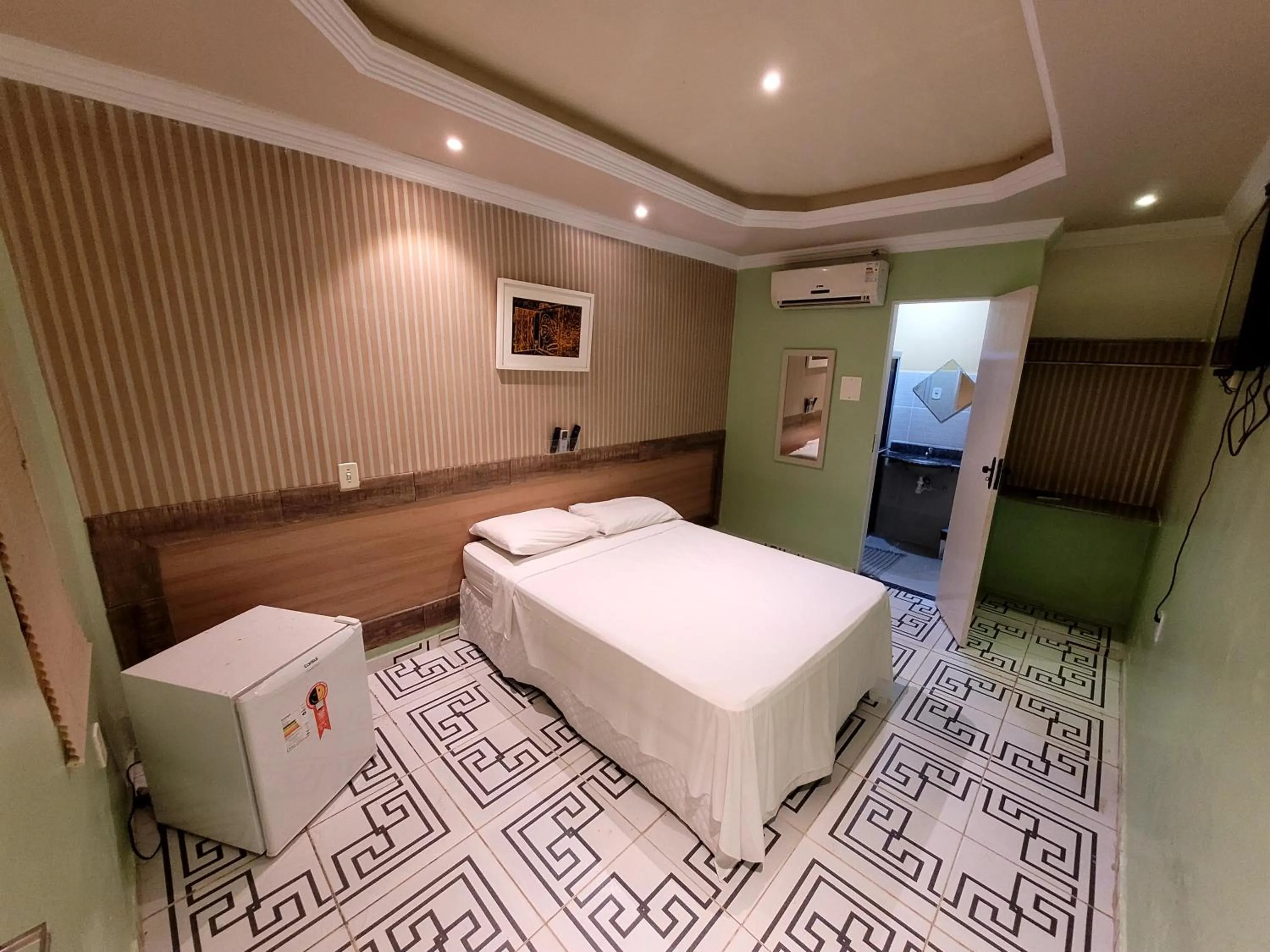 Bed in Pousada Porto dos Corais