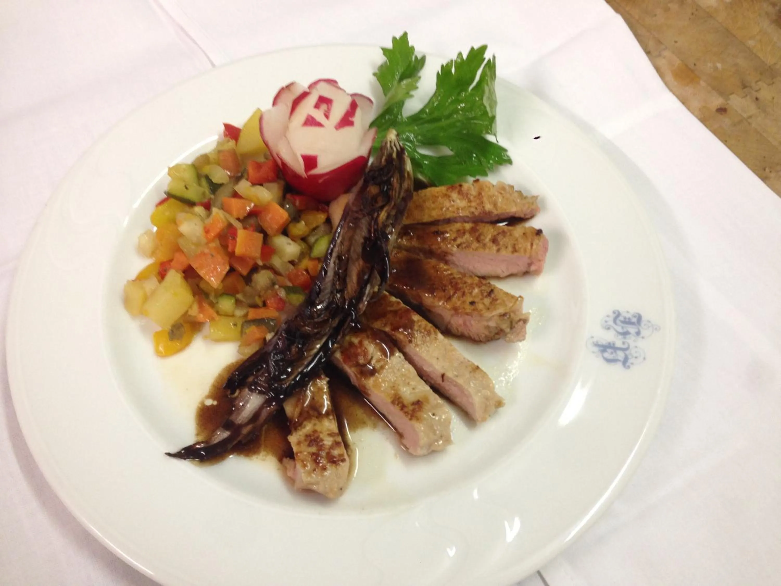 Food close-up in Hotel El Paster