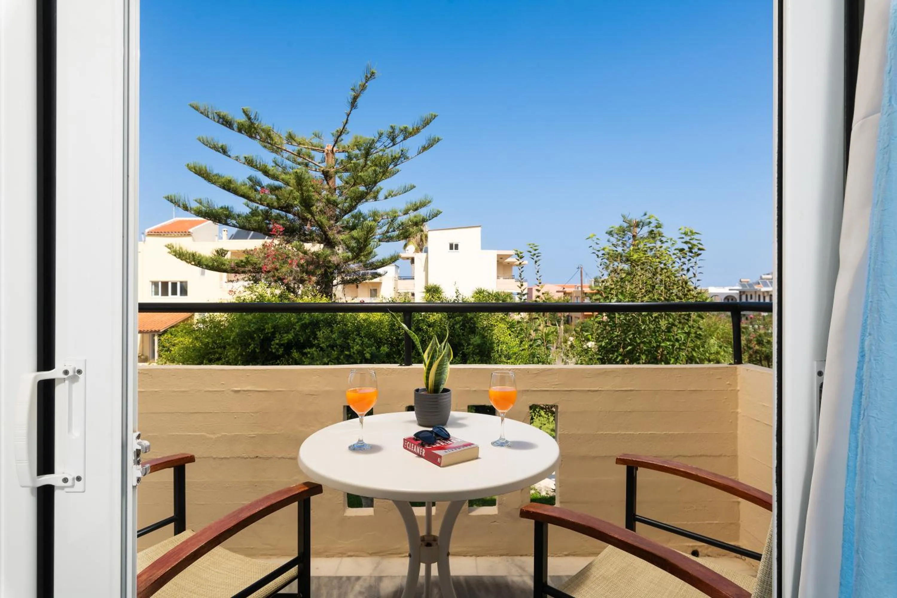 Balcony/Terrace in Dimitra & Evdokia Hotel