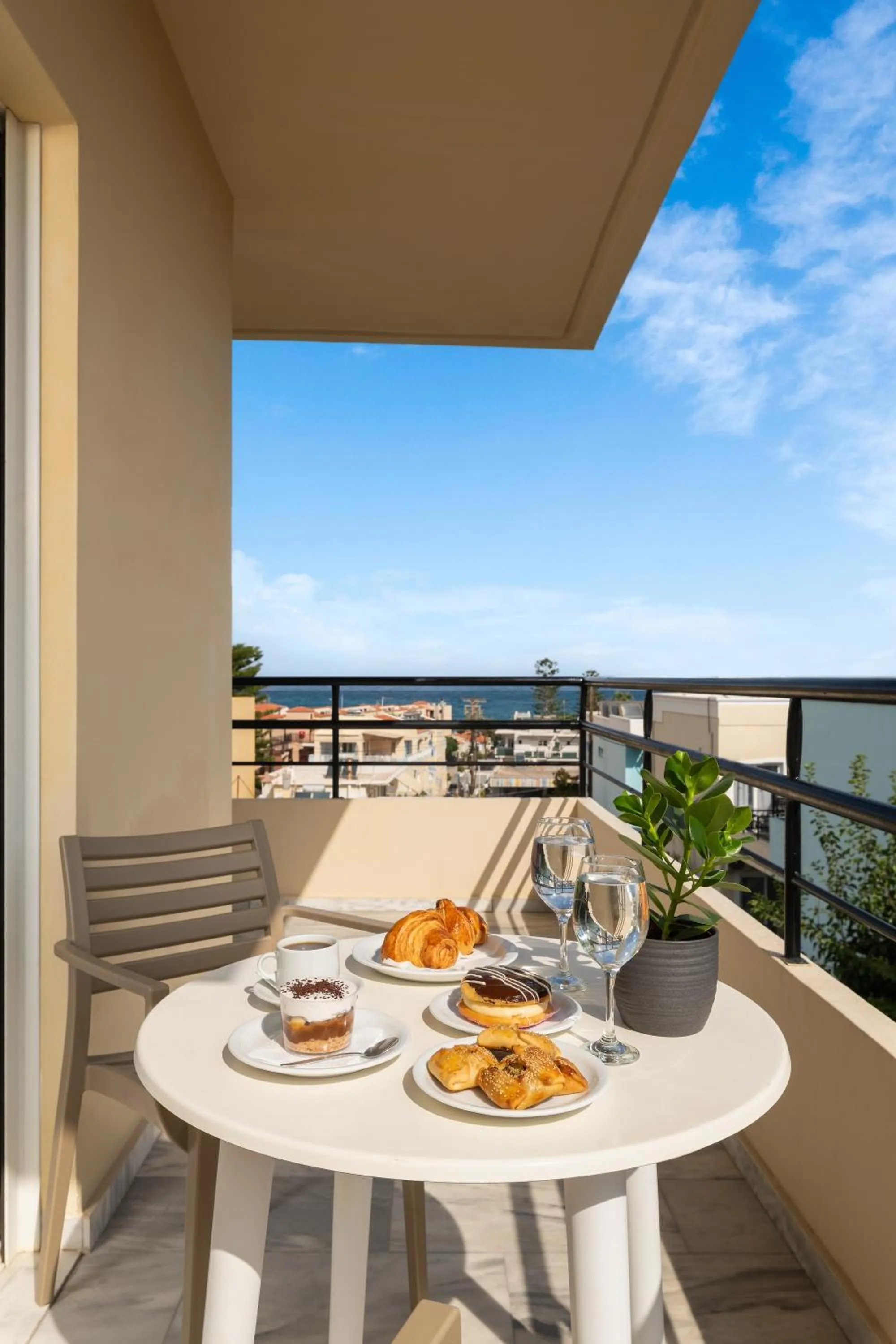 Balcony/Terrace in Dimitra & Evdokia Hotel