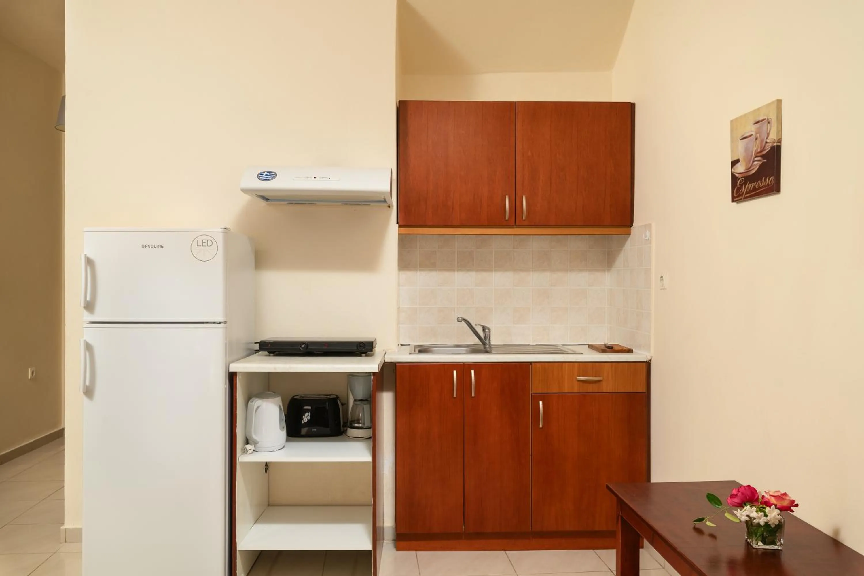 Kitchen or kitchenette in Dimitra & Evdokia Hotel