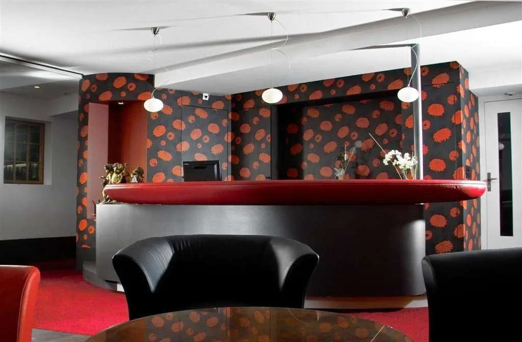 Lobby or reception in Hotel Krone