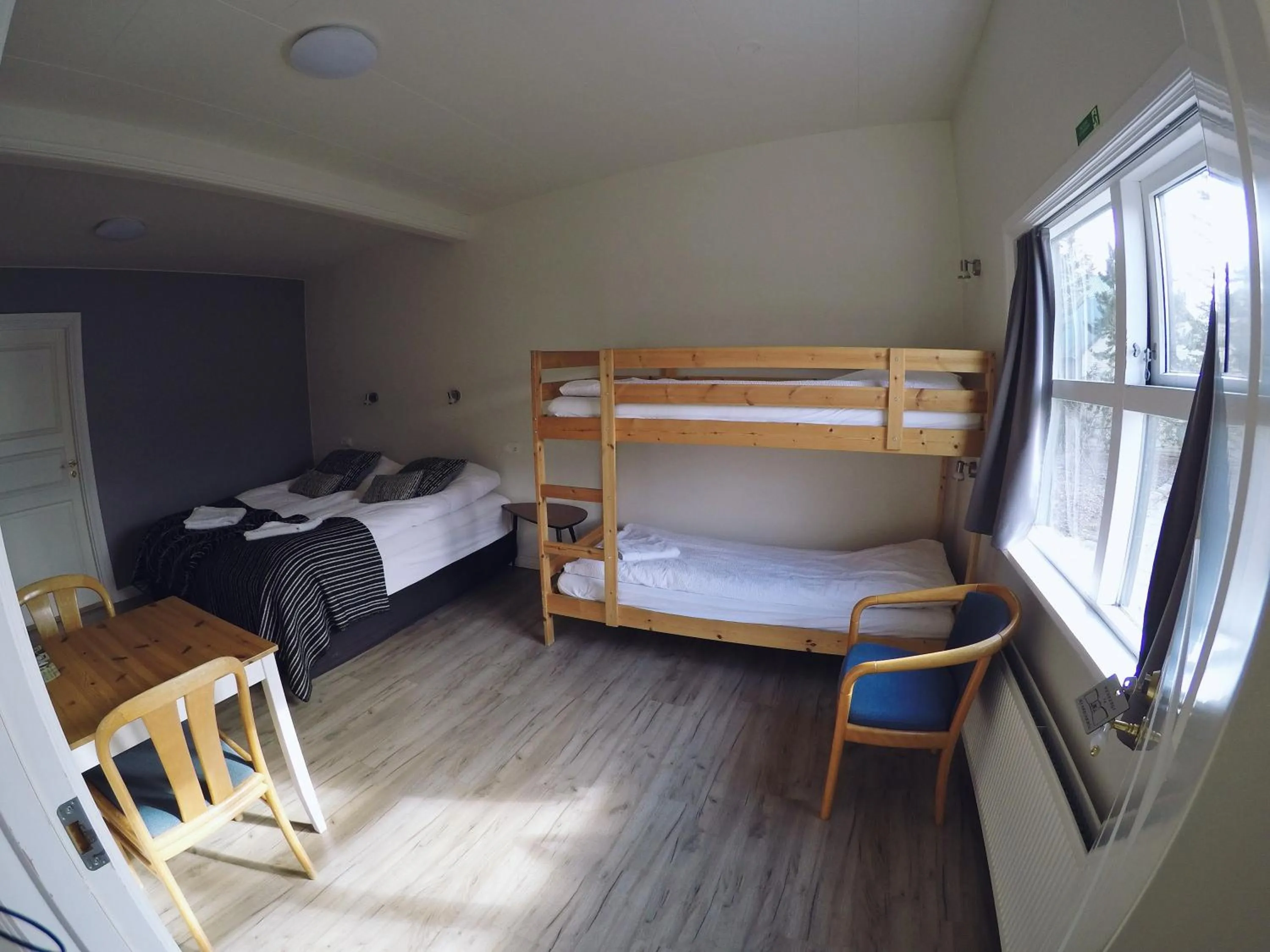 Bed in Hotel Hjardarbol